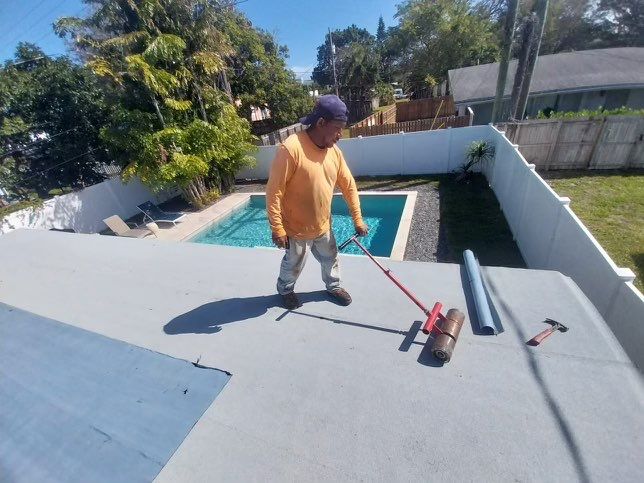 Residential Re-Roof using Polyglass Self-Adhered Flat Deck by First Due Roofing