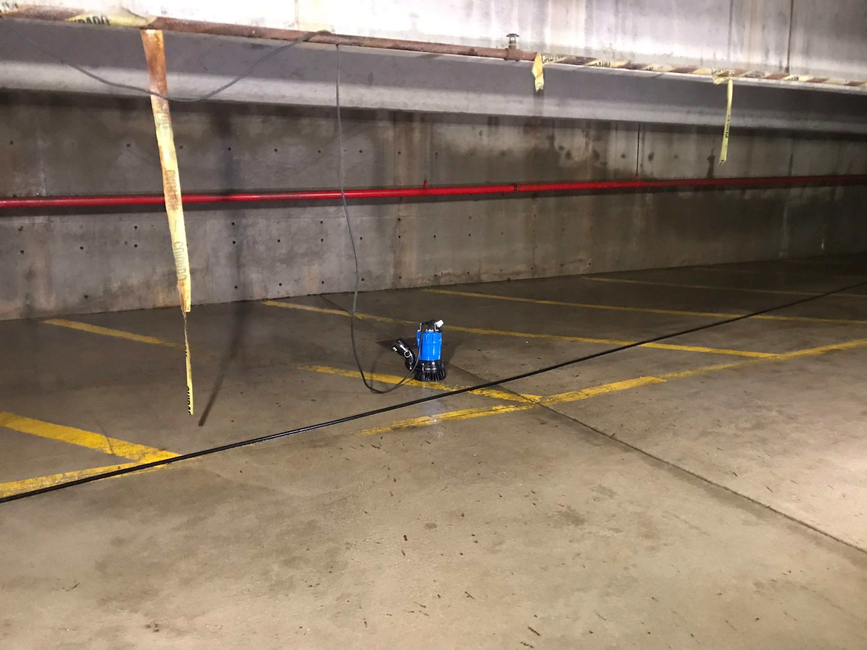 Downers Grove, Parking garage by Northern Power Washing LLC.