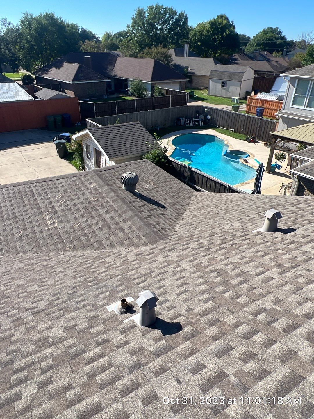 Residential Roofing Installation using IKO Dynasty class 3 hail resistant shingles by Becker Roofing and Exteriors