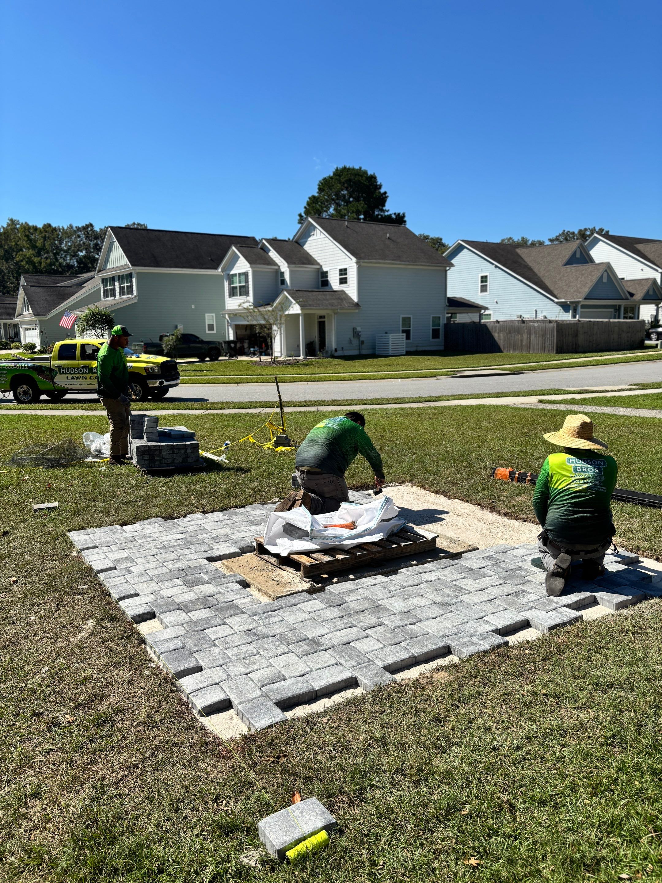 Paver Installation Project in Highland Park - Summerville, SC by Hudson Bros Lawn Care LLC
