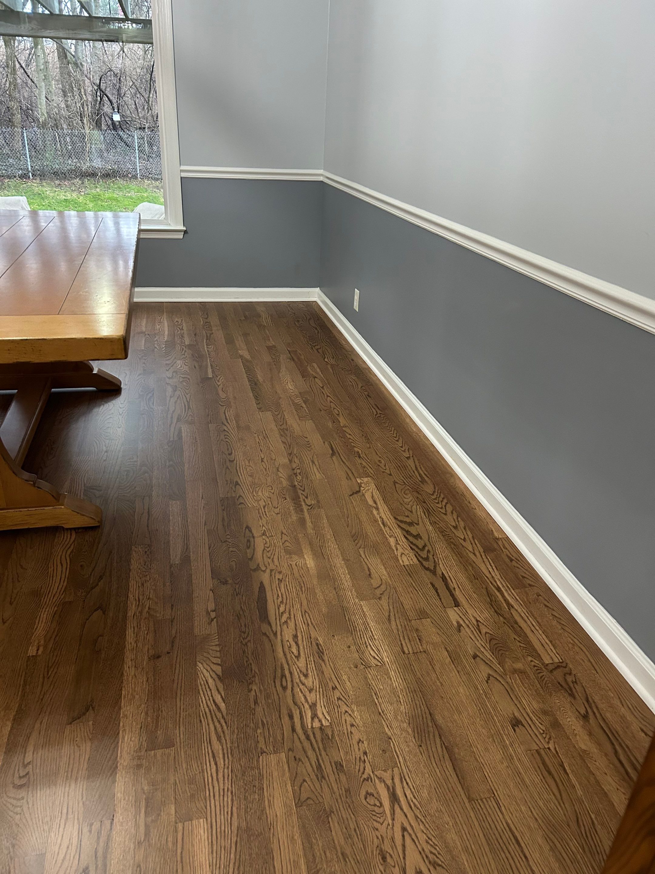Refinished well-loved hardwoods for home sale by Footprints Floors of Nashville