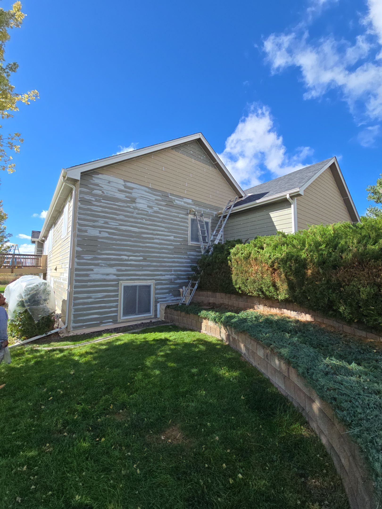 From Faded to Timeless: White & Black Exterior Renewal by J&M Painting LLC