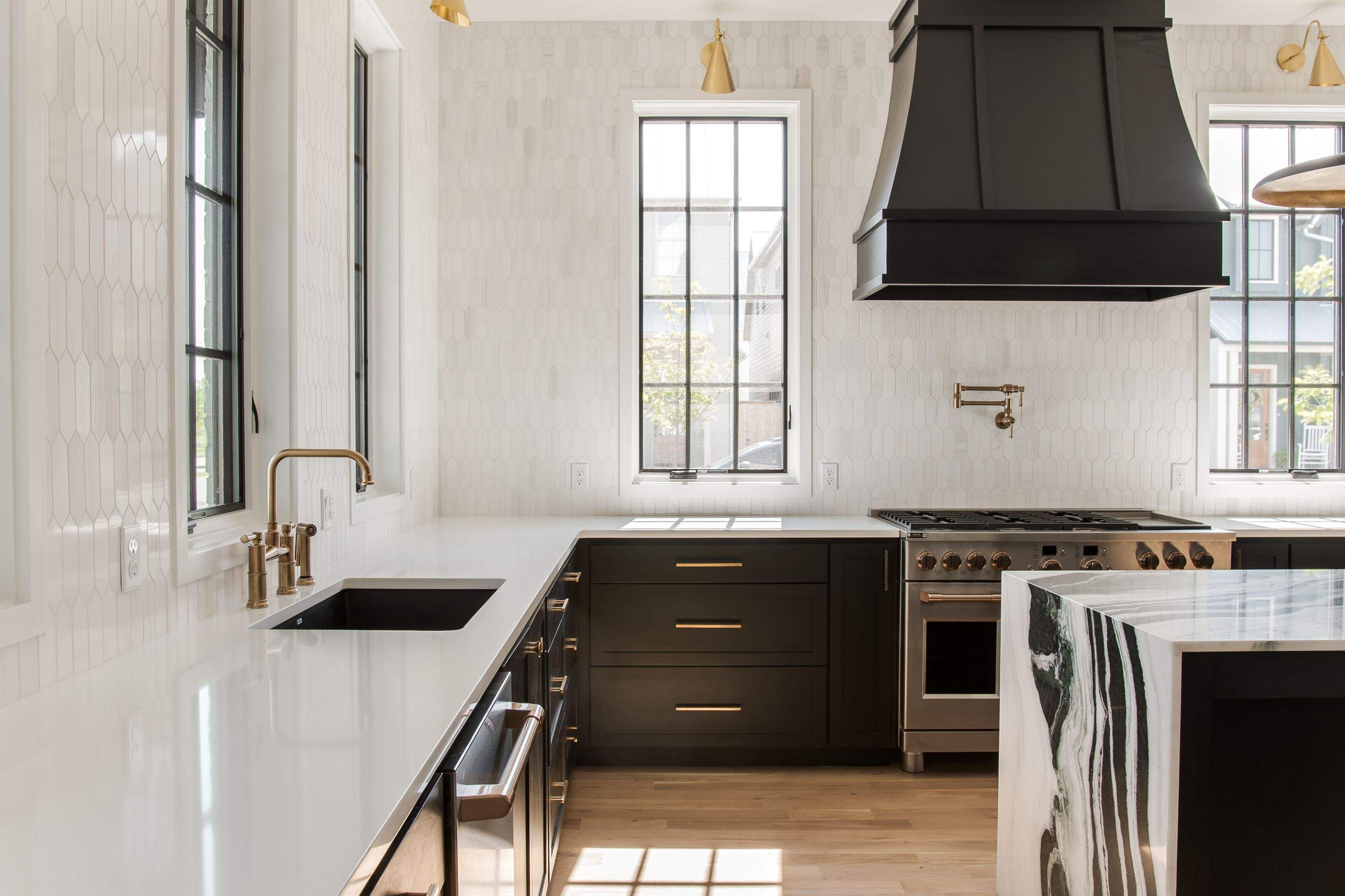 Modern Residential Kitchen and Bath in Oklahoma City by TNT Countertops