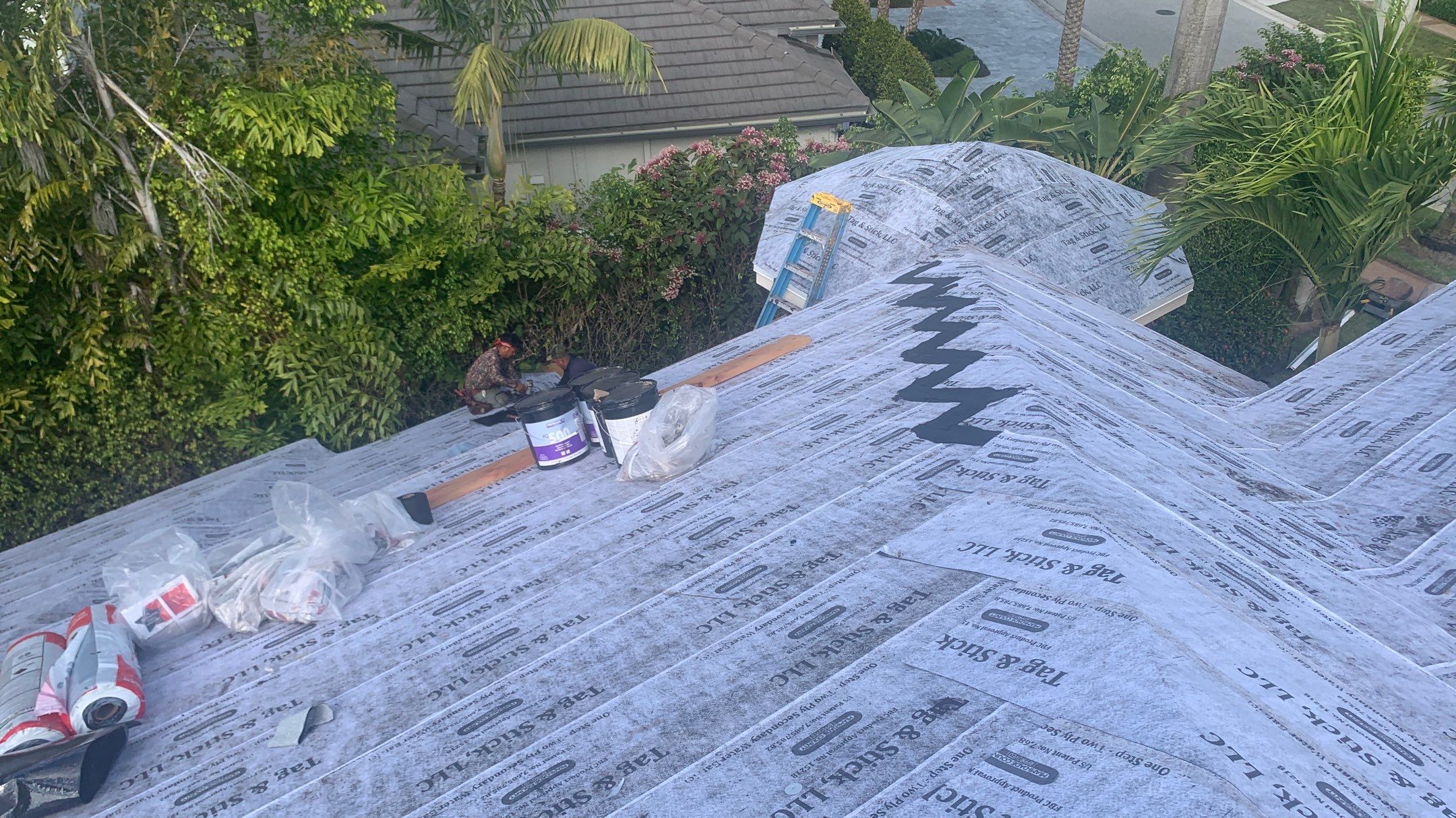 Residential Roofing Installation using Eagle Roofing Tile by BLUES BROTHERS ROOFING