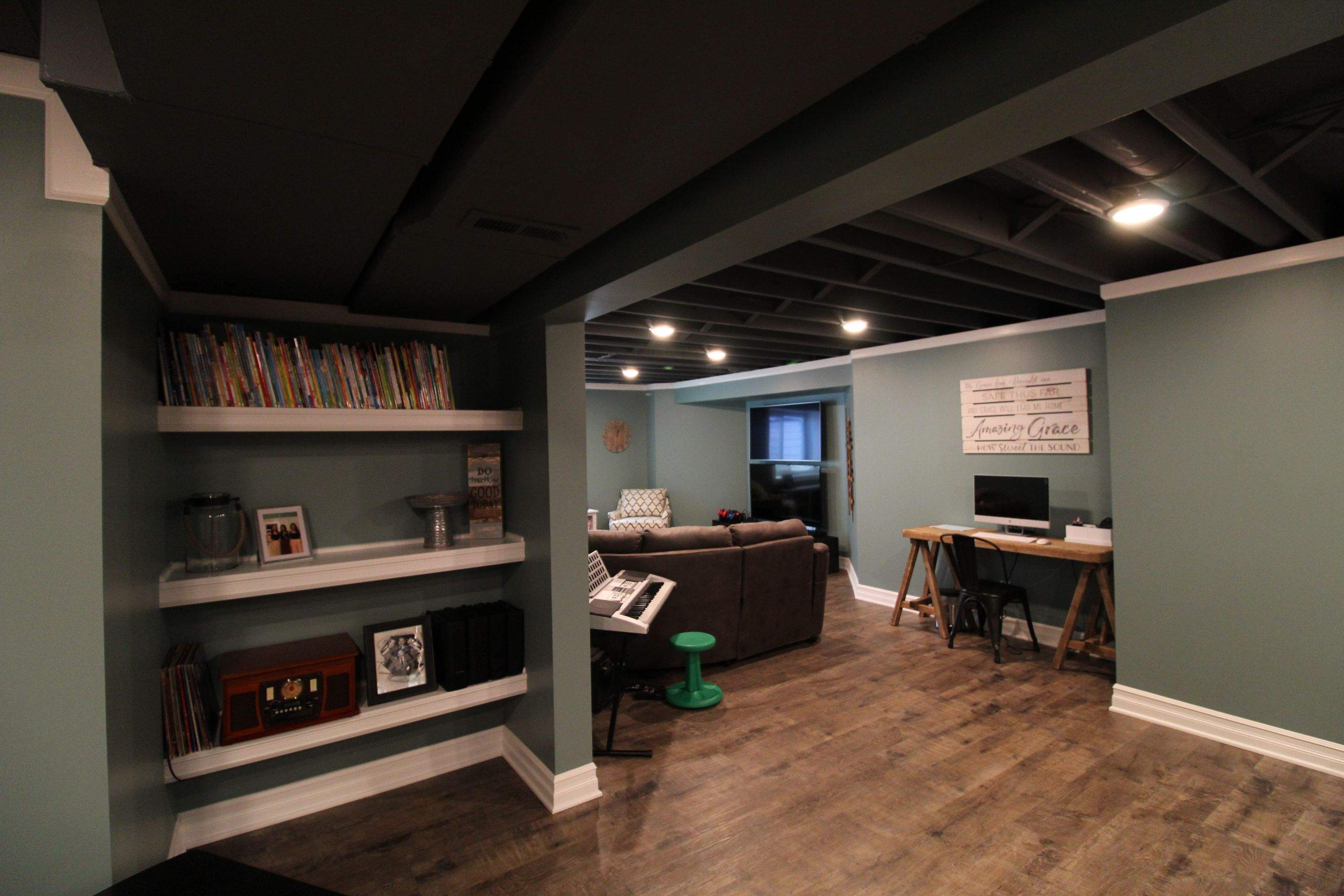 Basement Remodel by Ivy Lea Construction