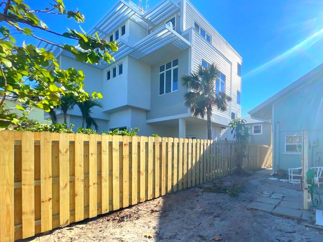 Wood Fence Installation using Shadowbox Wood Fence by Asap fence and gates, LLC