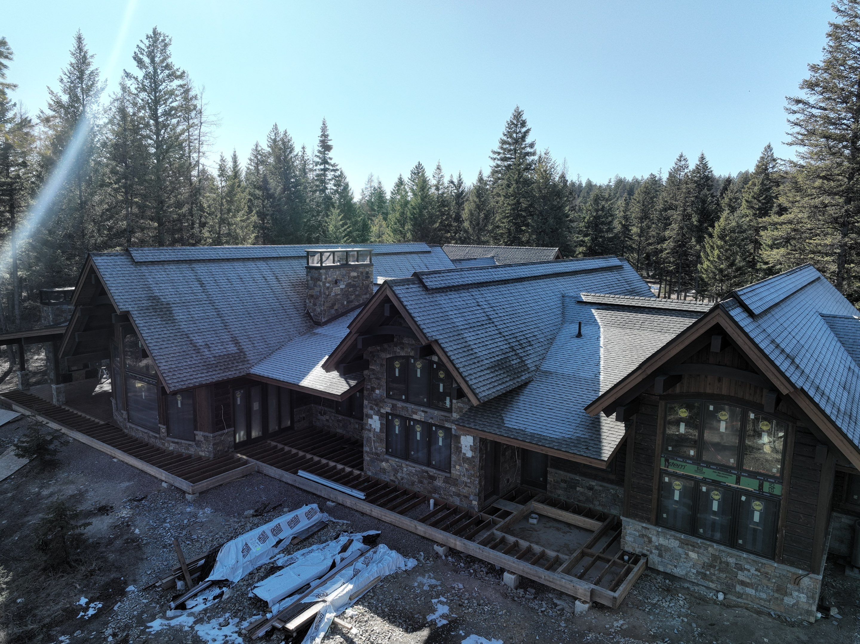 UHDZ Whitefish Hills - Weathered Wood by Montana Roofing Solutions