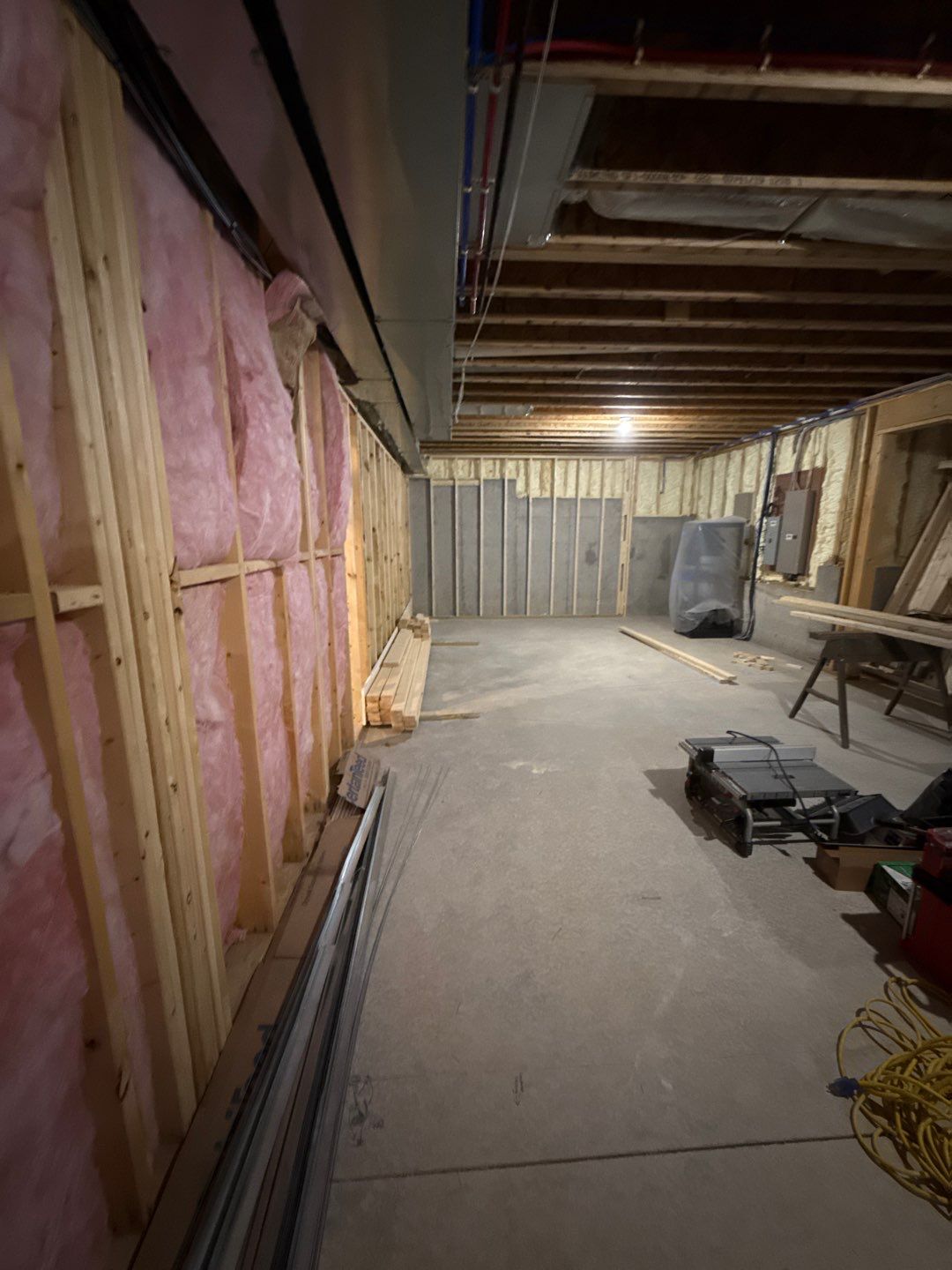 Basement Finishing Project with Home Gym and Sauna in Prospect by Authentic Carpentry