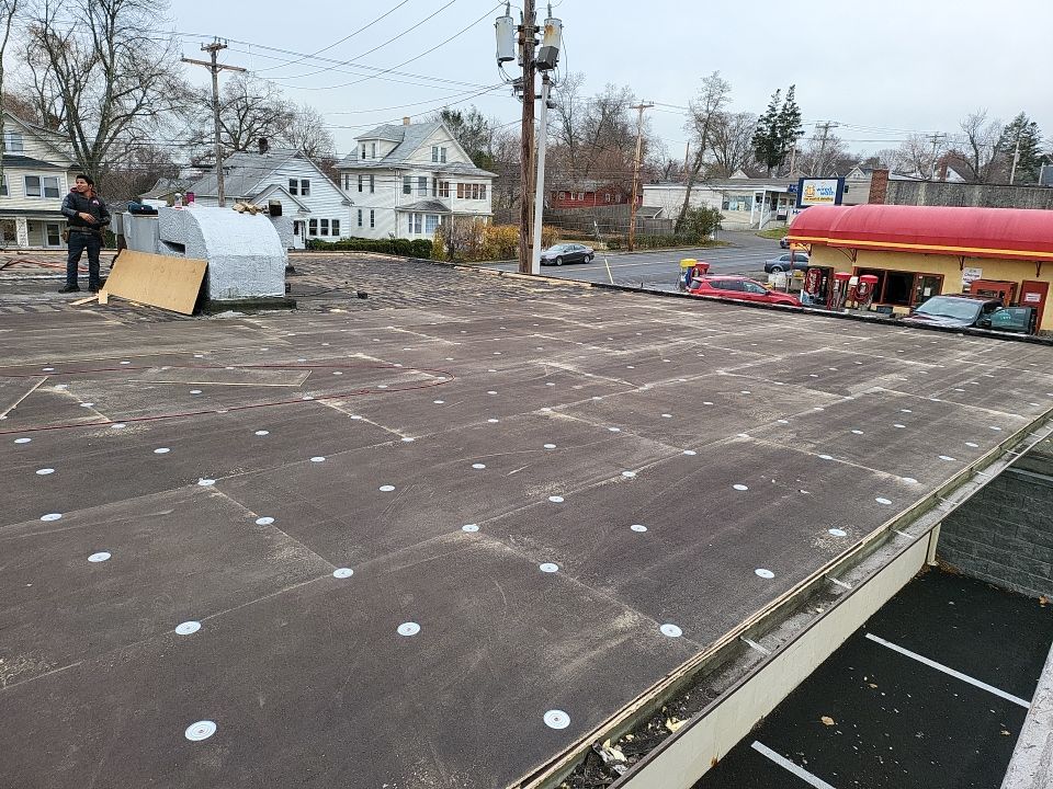 Commercial Roofing Installation using EPDM  by A Plus Exterior