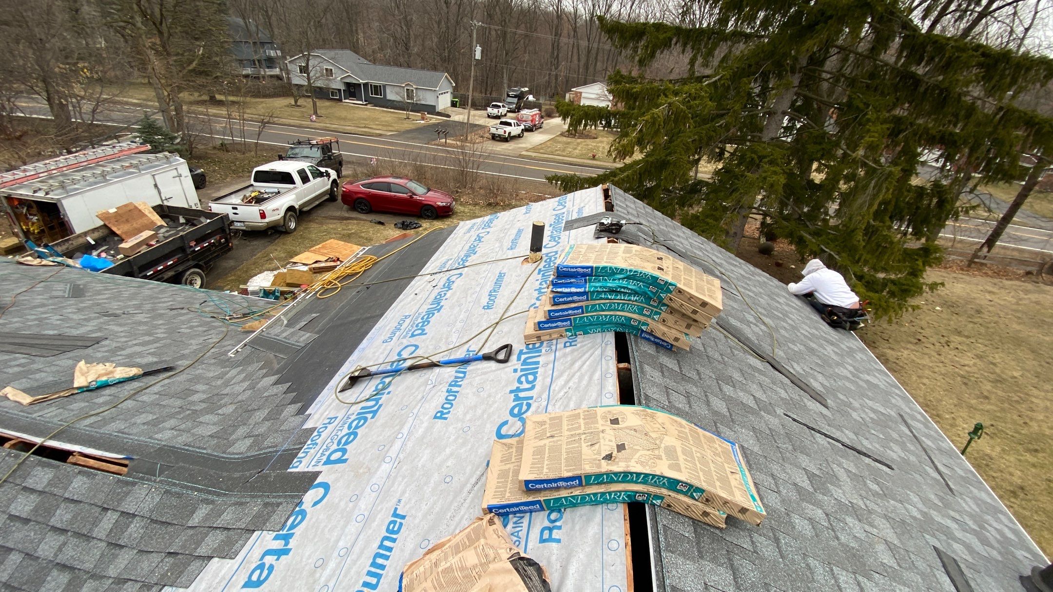Roof Replacement using CertainTeed Landmark by 180 Contractors
