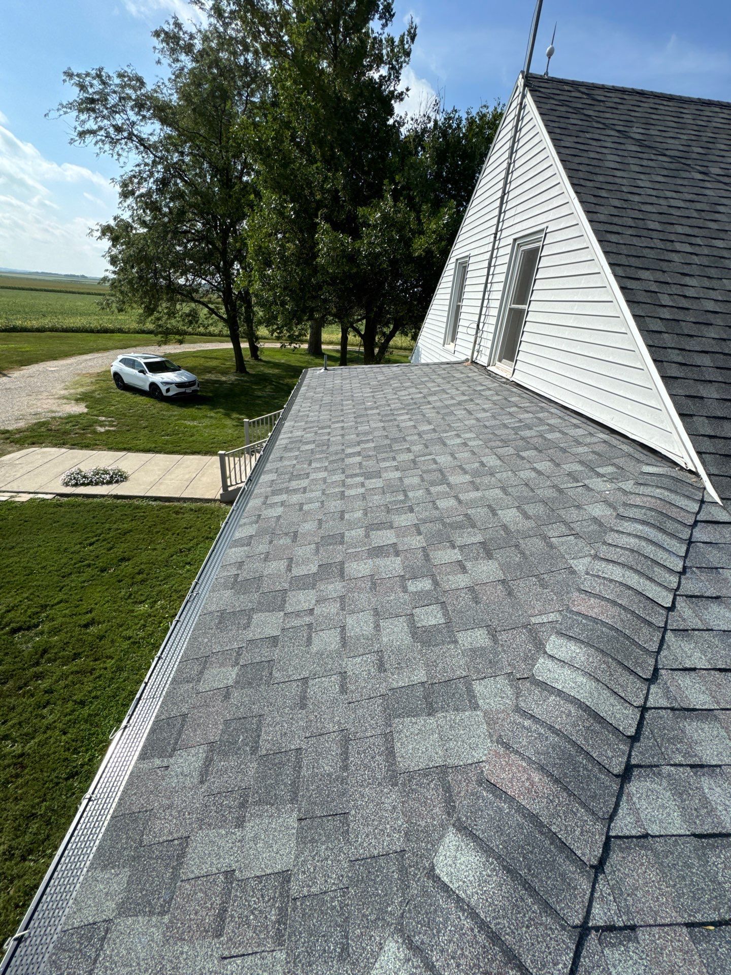 Architectural Shingle Roof Replacement in Beemer, NE by Crows Roofing LLC