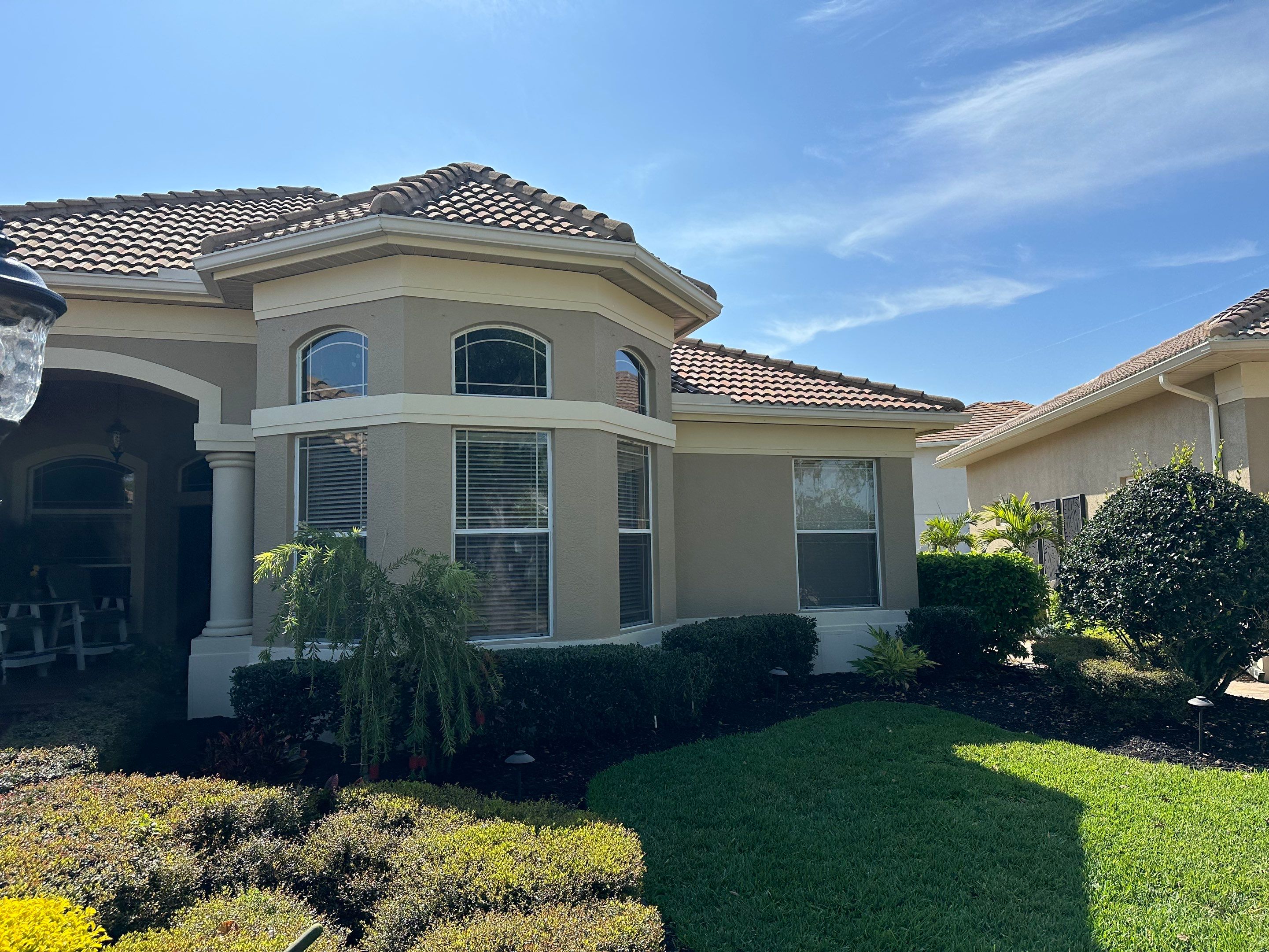 Concrete Tile Roof Cleaning in Winding River Community, Bradenton, FL | Sunshine AquaWash by Sunshine AquaWash