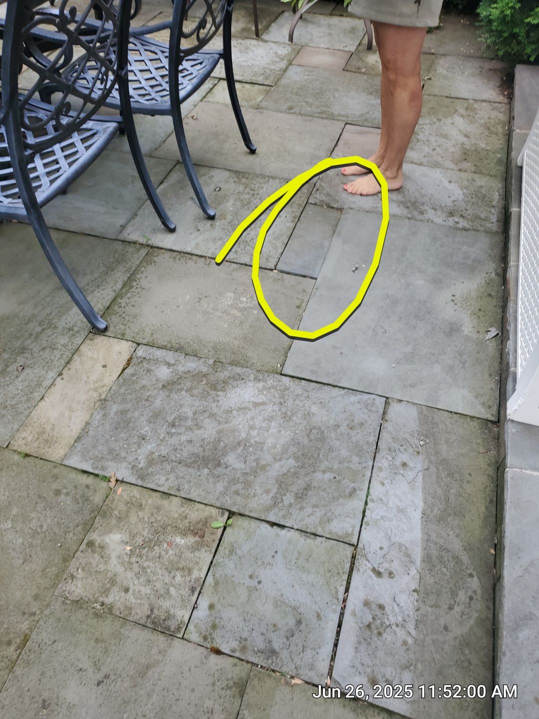 Glenview stone repair, and cleaning by Northern Power Washing LLC.