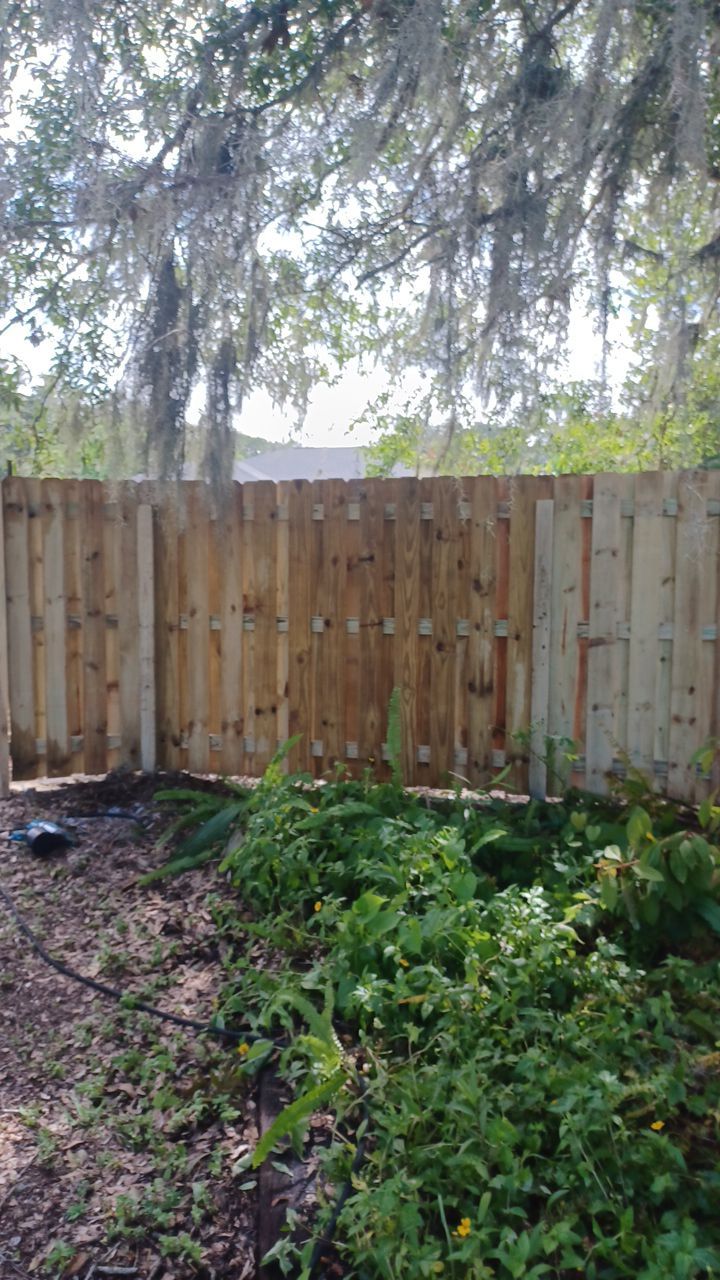 Nokomis, FL 6ft. Tall Treated Wood Shadowbox  by Asap fence and gates, LLC