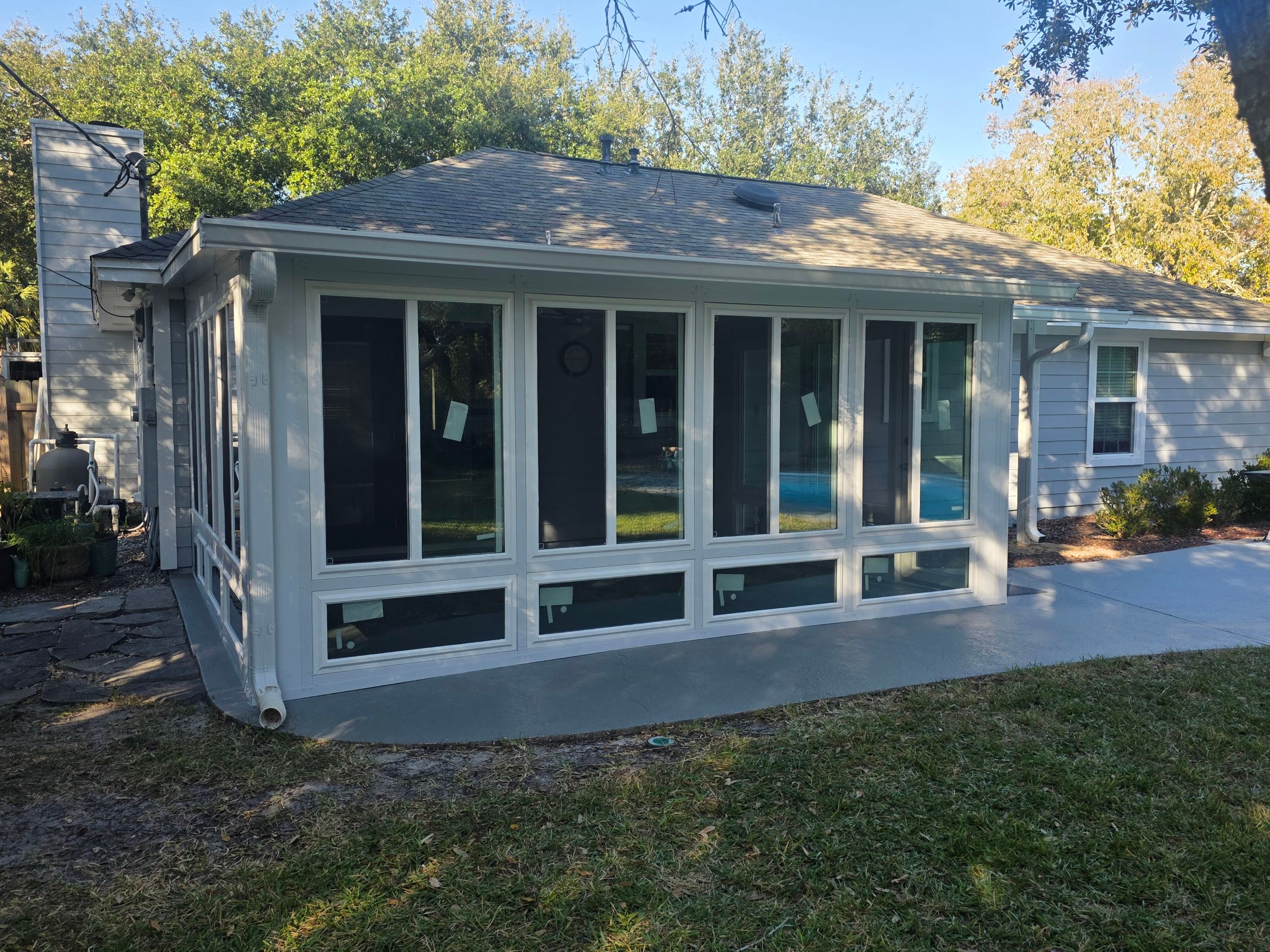 Patio Cover to Glass Room in Mary Esther, FL by Titan Sunrooms