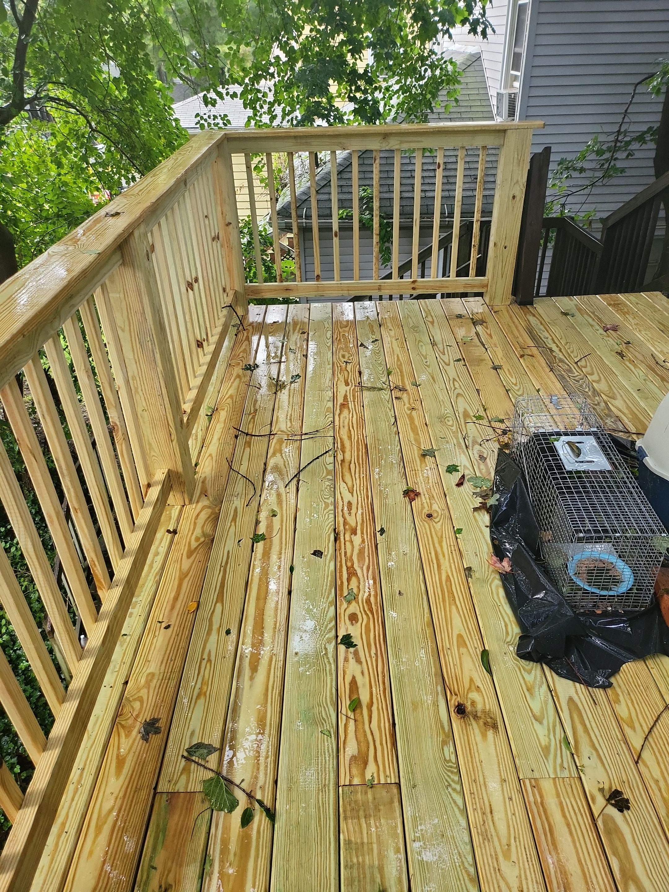 Deck Installation using EPDM substrate by A Plus Exterior