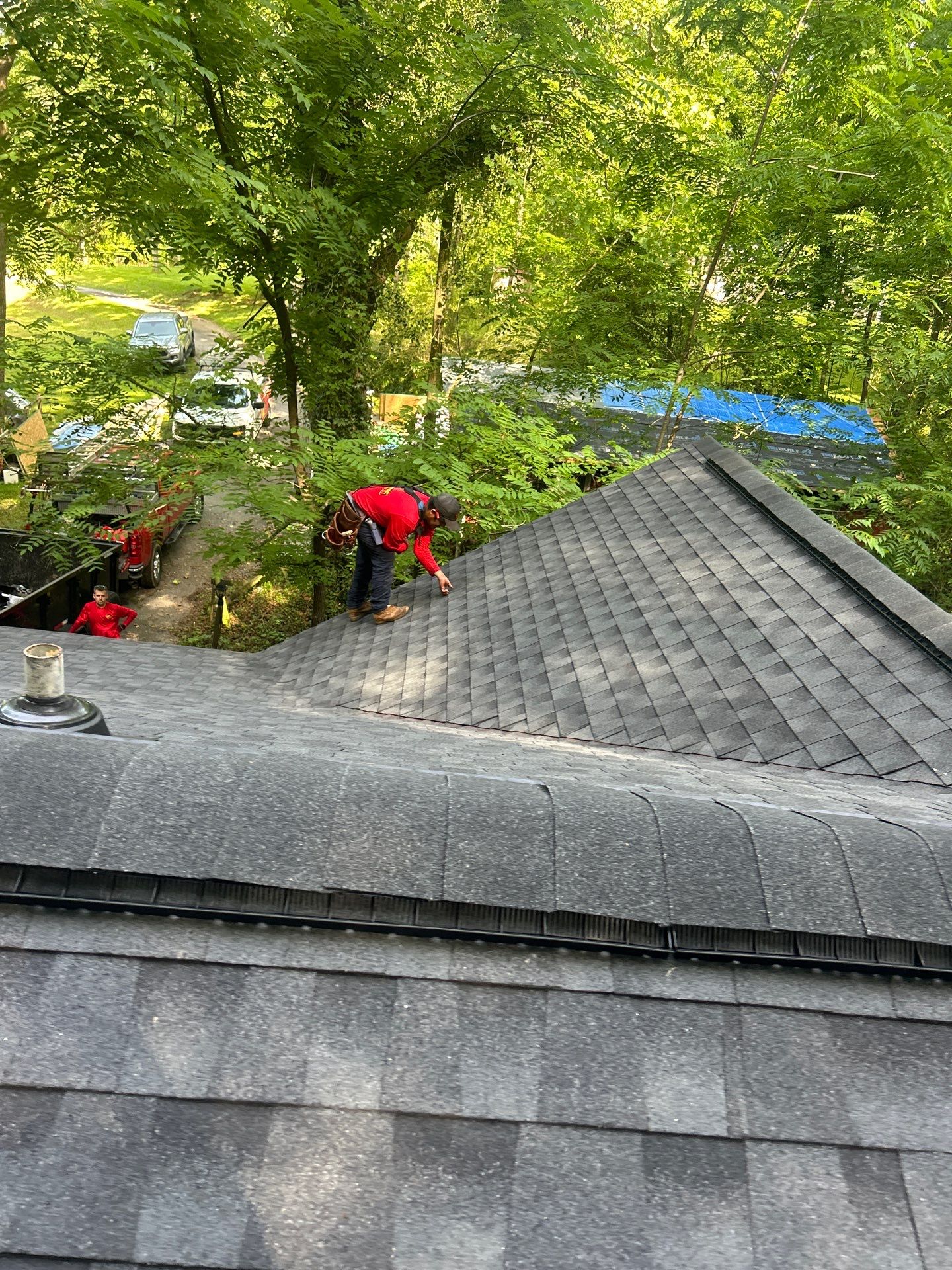 Residential Roofing Installation using GAF Charcoal  by Roofsters