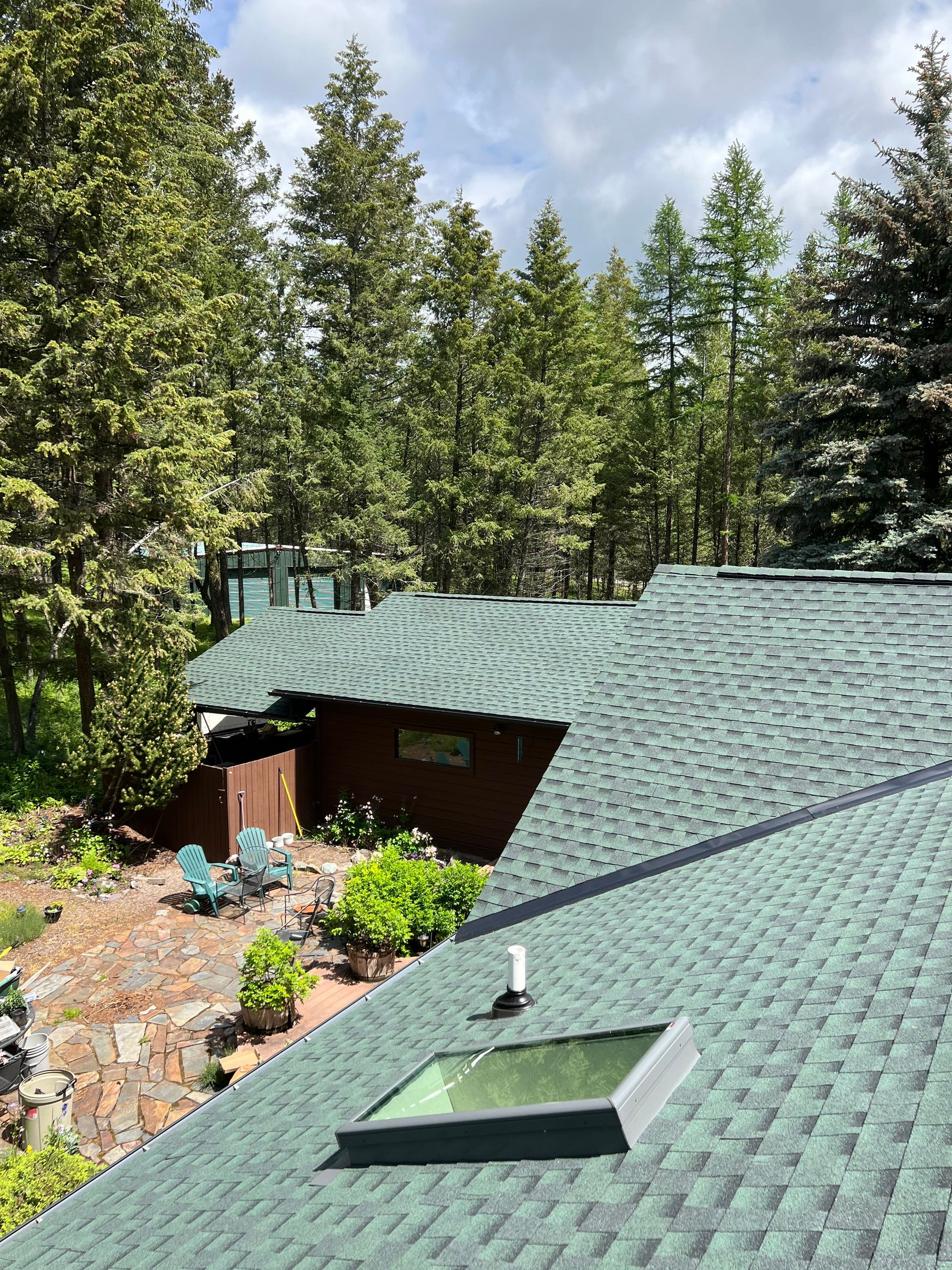 GAF Timberline HDZ - Hunter Green by Montana Roofing Solutions