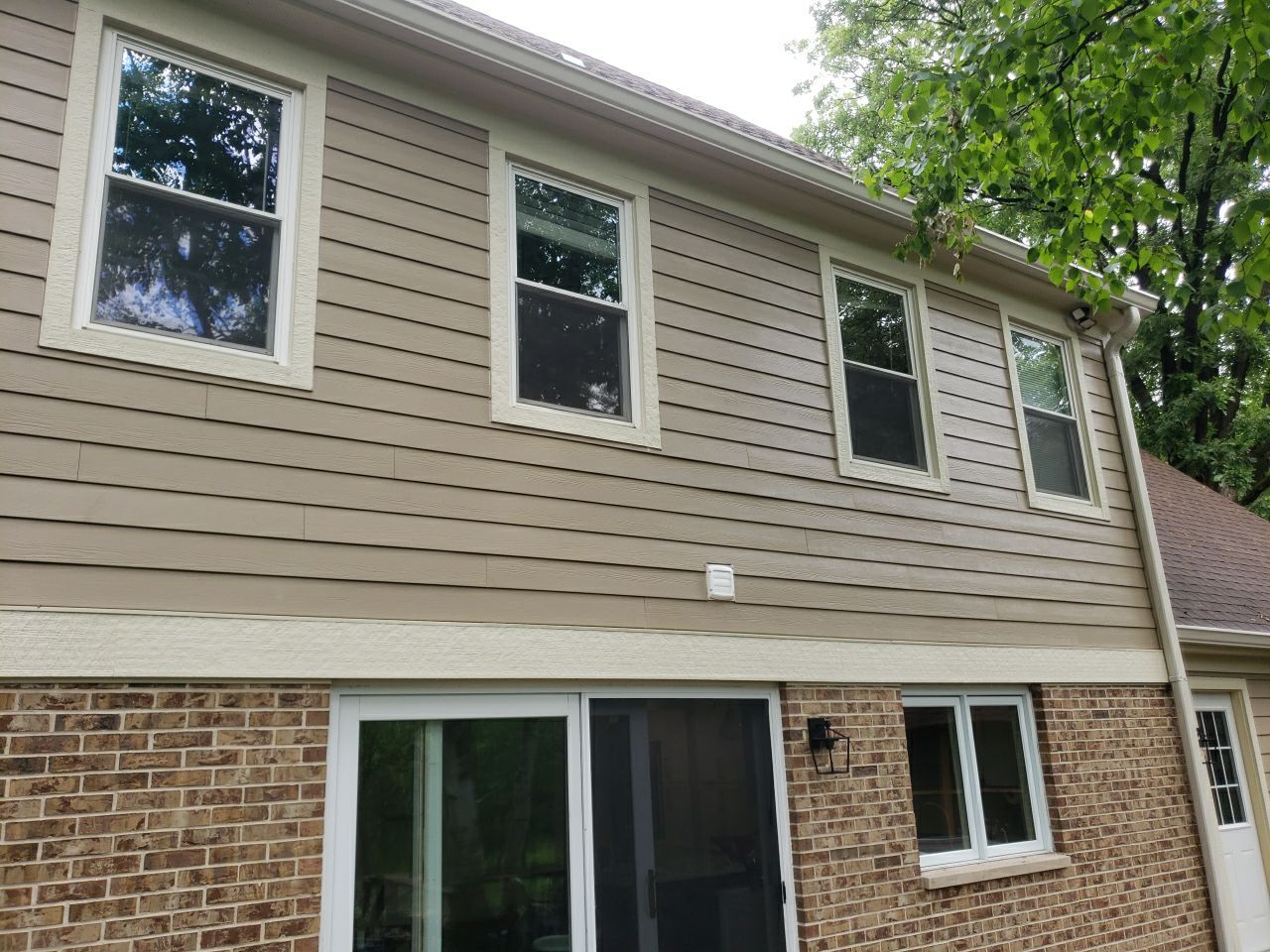 James Hardie Siding Installation, Asphalt Shingle Roof, Aluminum Gutter Replacement  by Custom Installations, Inc.