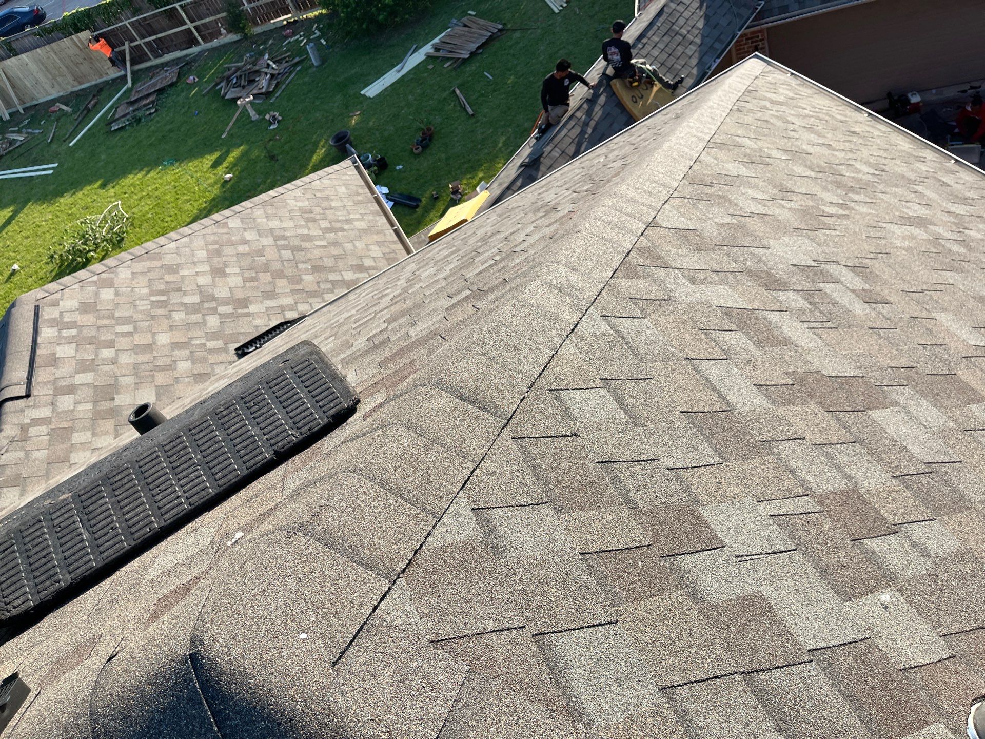 Residential Roofing Installation using Owen's Corning Duration (Lifetime) Shingles by Roof Repair Company
