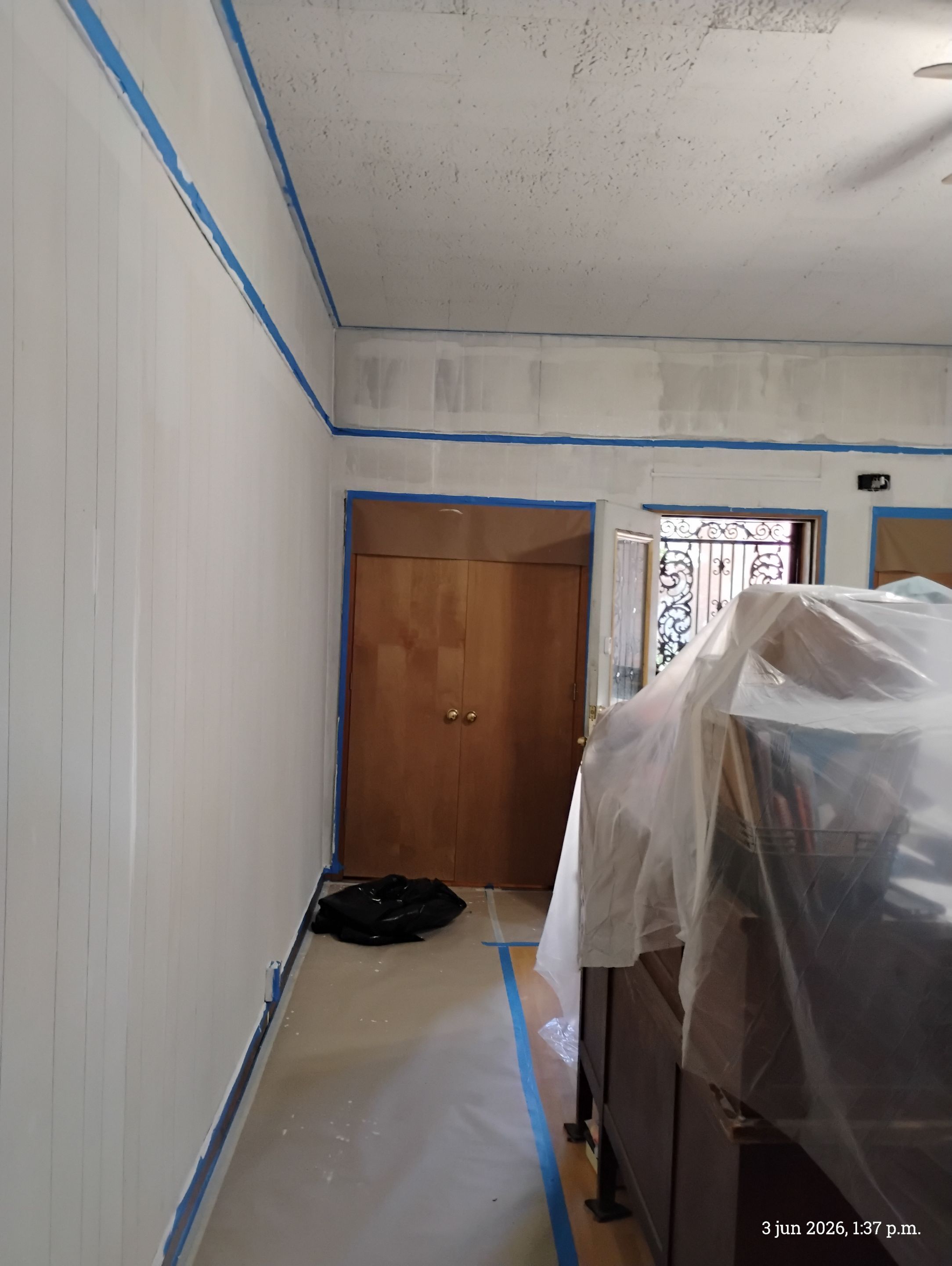 Interior Transformation: Refreshing Wood Paneling by Legendary Services Company LLC.