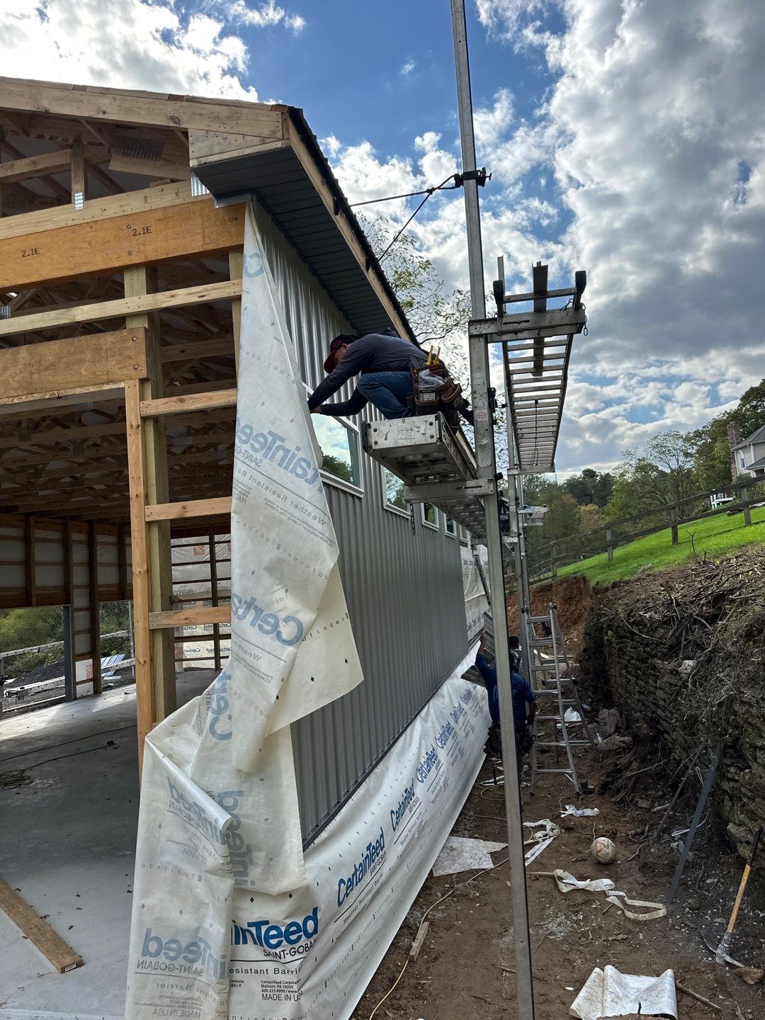 Large Garage Build by Bec Construction Llc