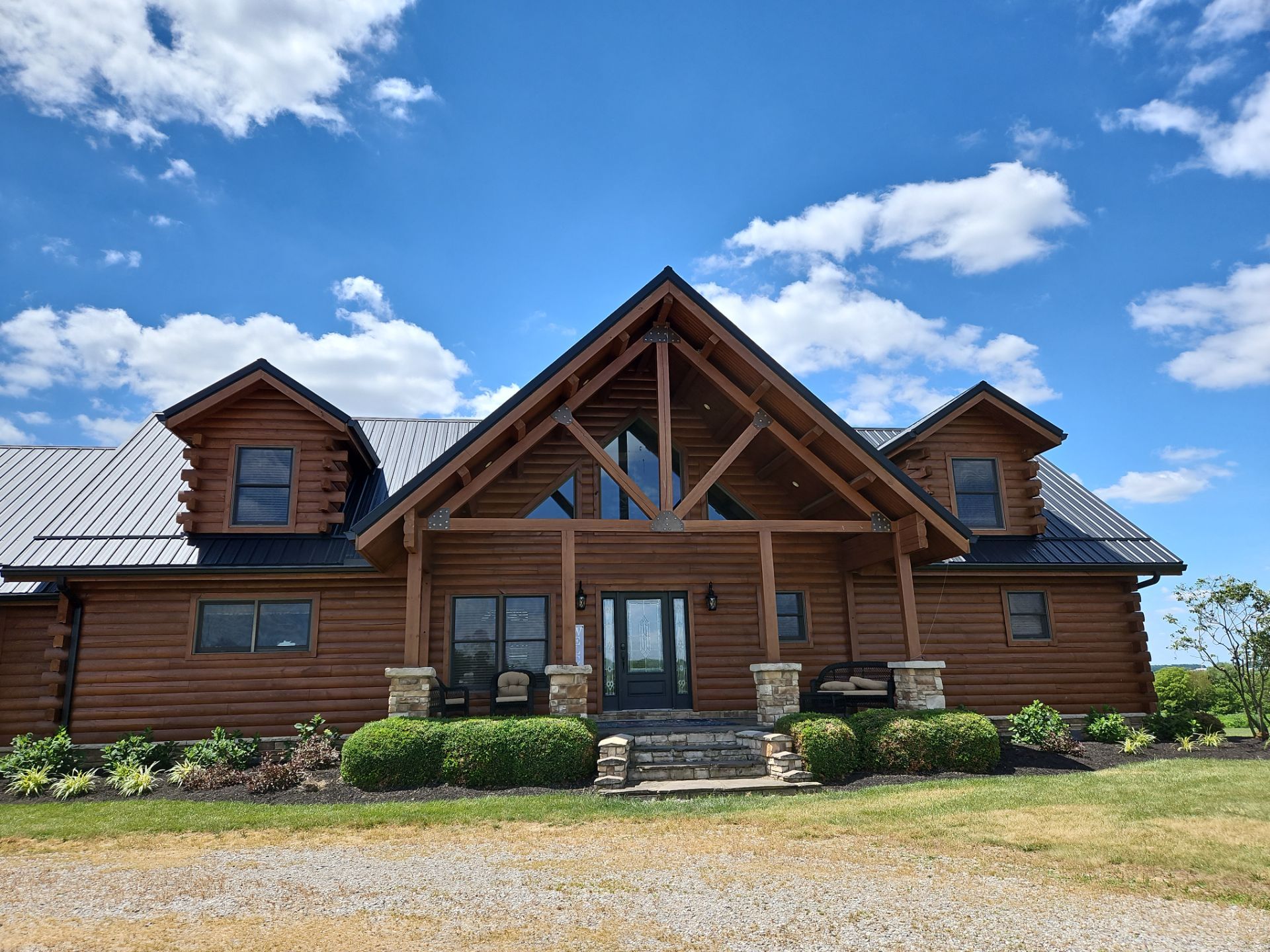 Residential Roofing Installation using Performance Panel Metal - Frost Black by RoofX 