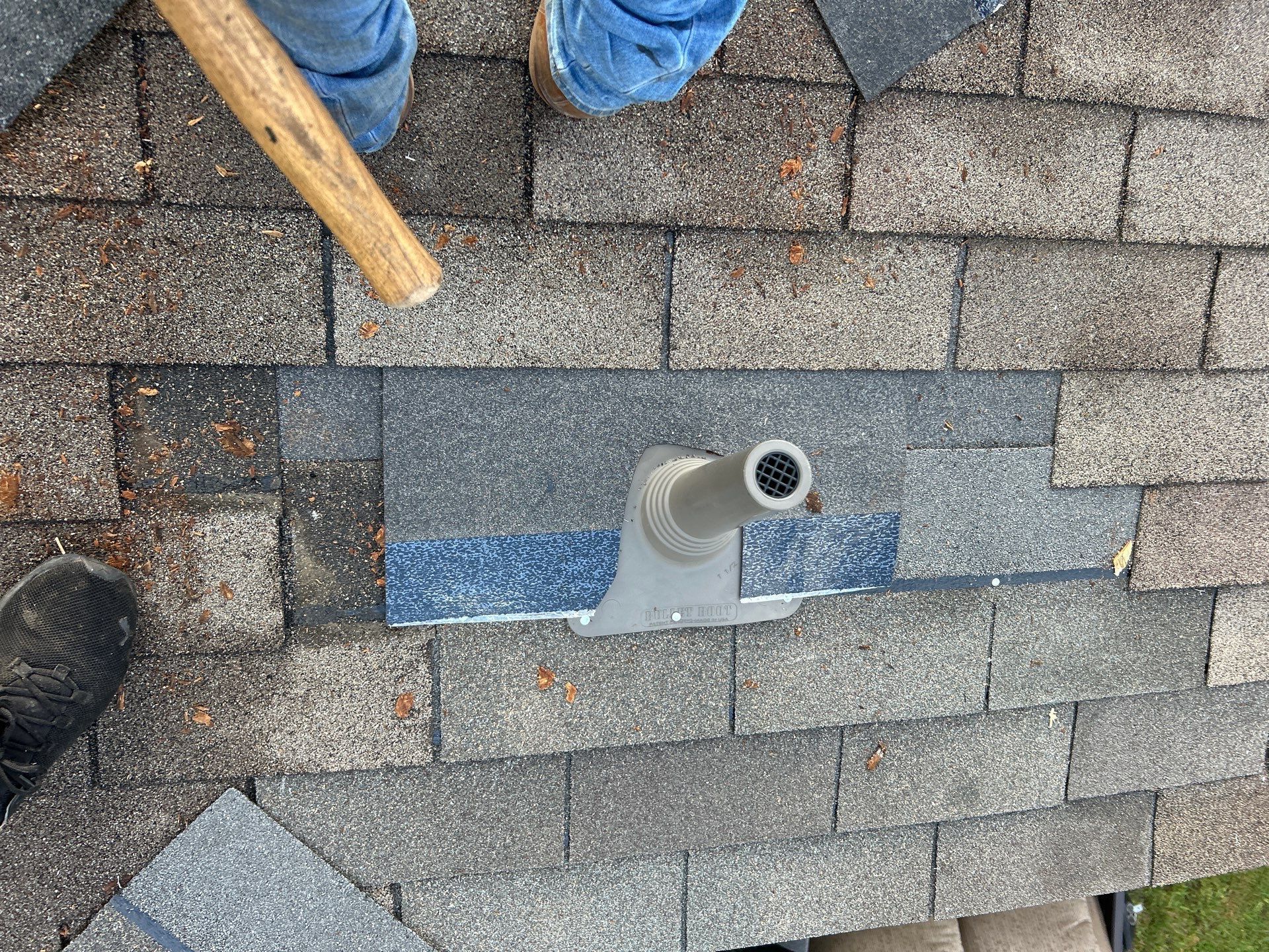 Hail Damage using Owen's Corning Duration (Lifetime) Shingles by Roof Repair Services LLC