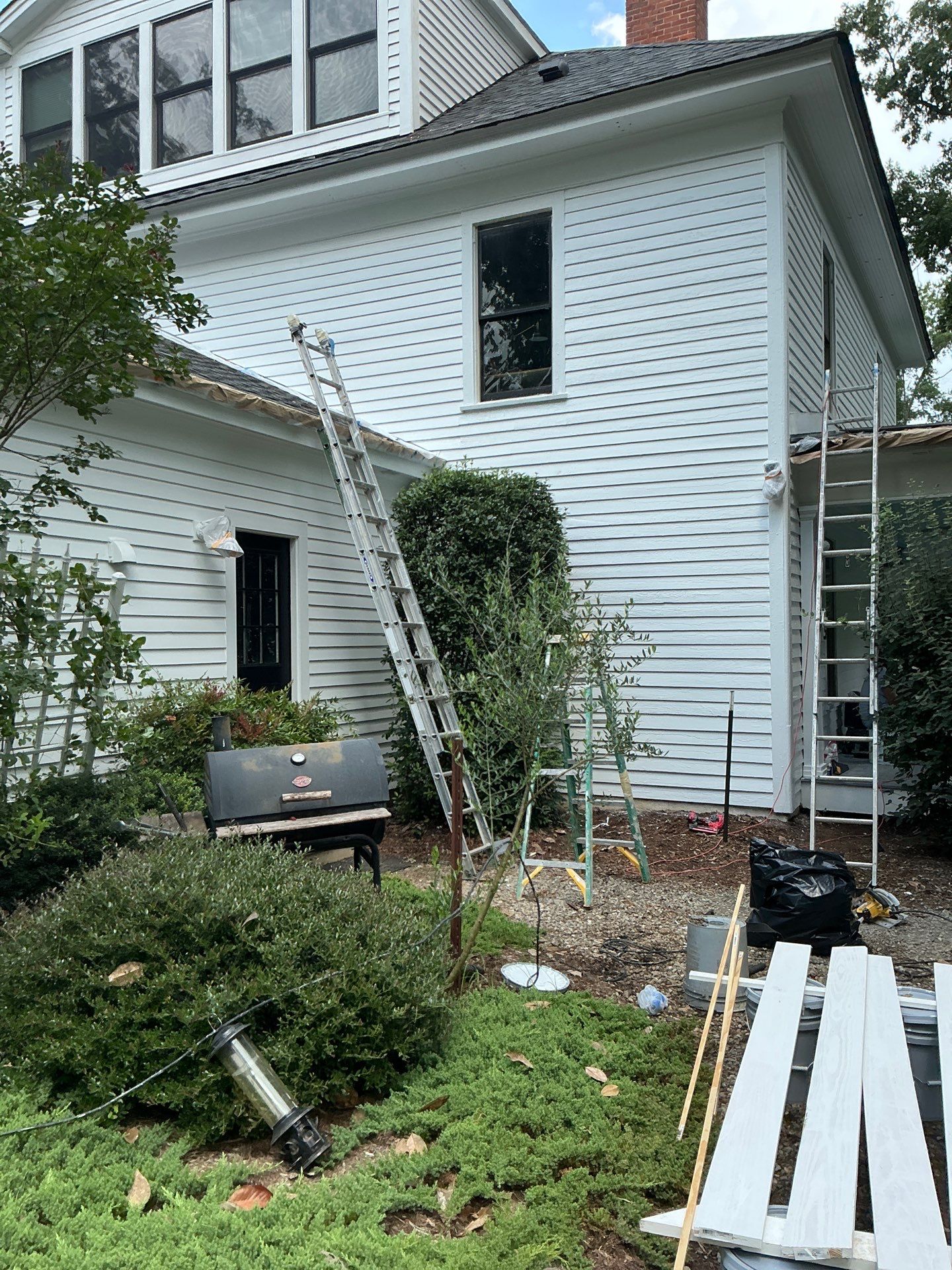 Exterior painting and Deck staining by GonzalezPainters & Contractors Inc