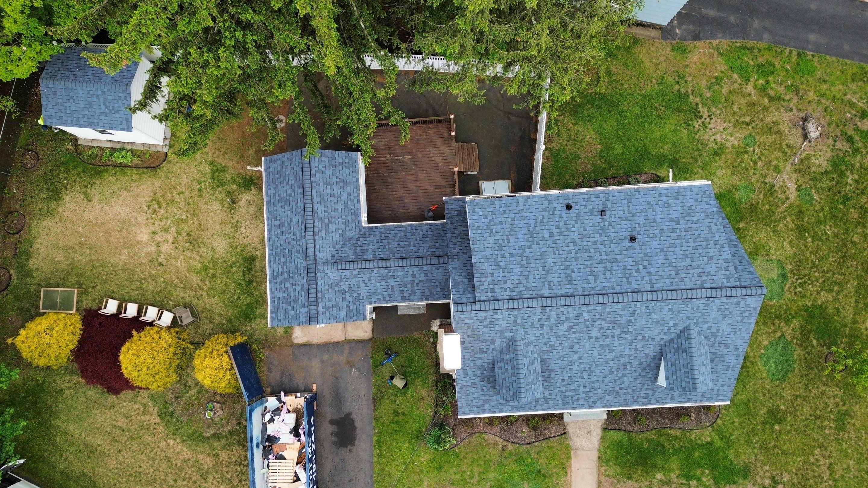 Owens Corning Duration: Harbor Blue in Hamden, Connecticut by Golden Shield Roofing