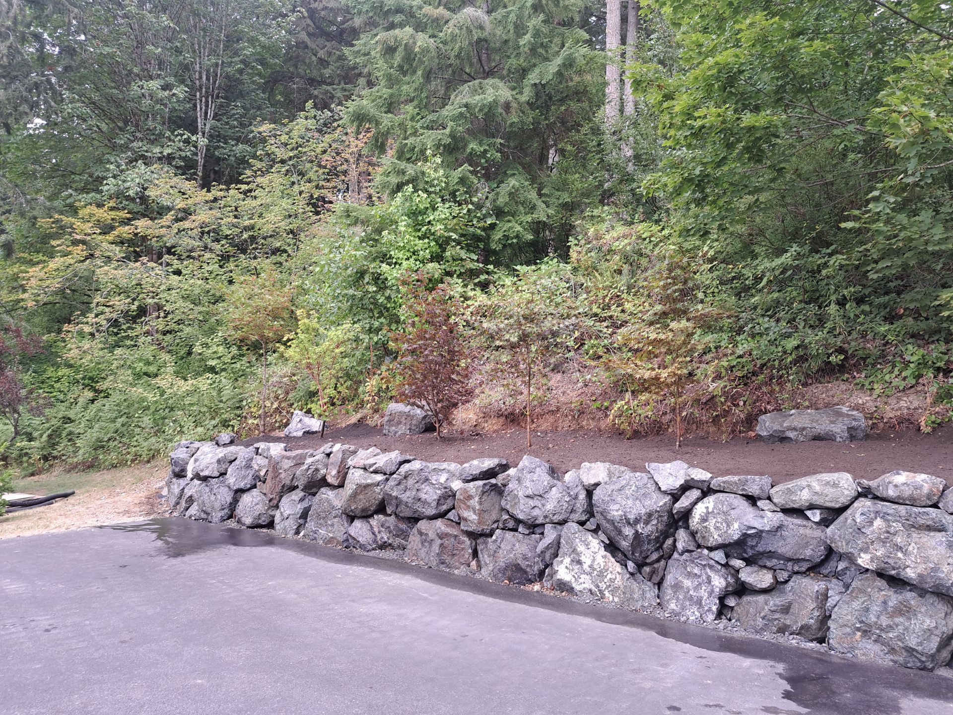 Jim | Rockery Wall, Landscaping, Road Repair & Sealcoating by Jireh Asphalt & Concrete Inc 