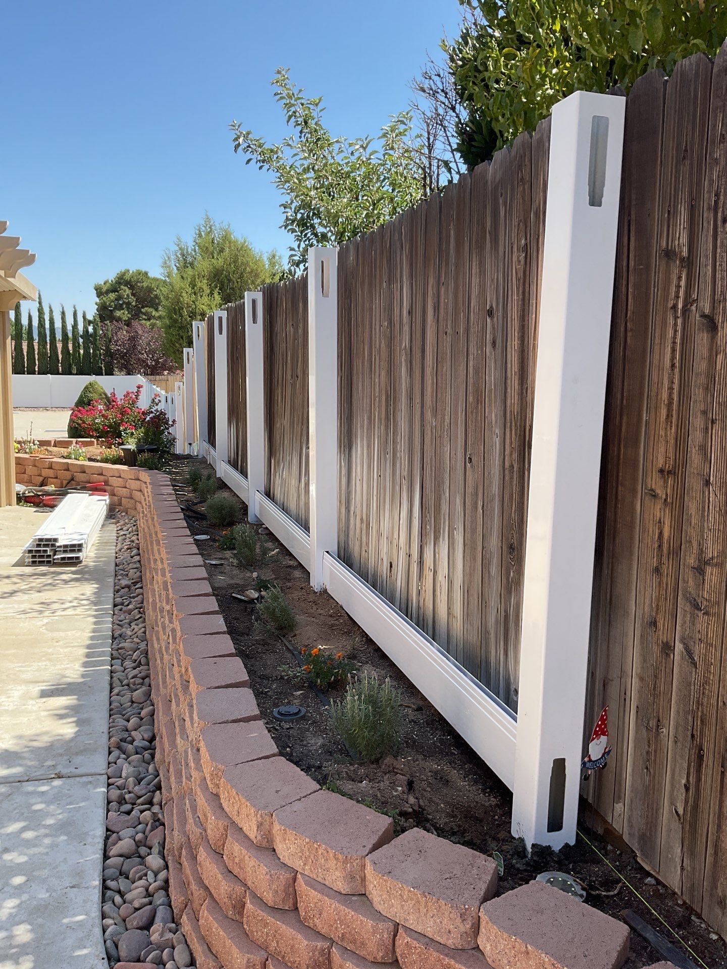 Fence Installation using Vinyl by Fence Guys Inc.