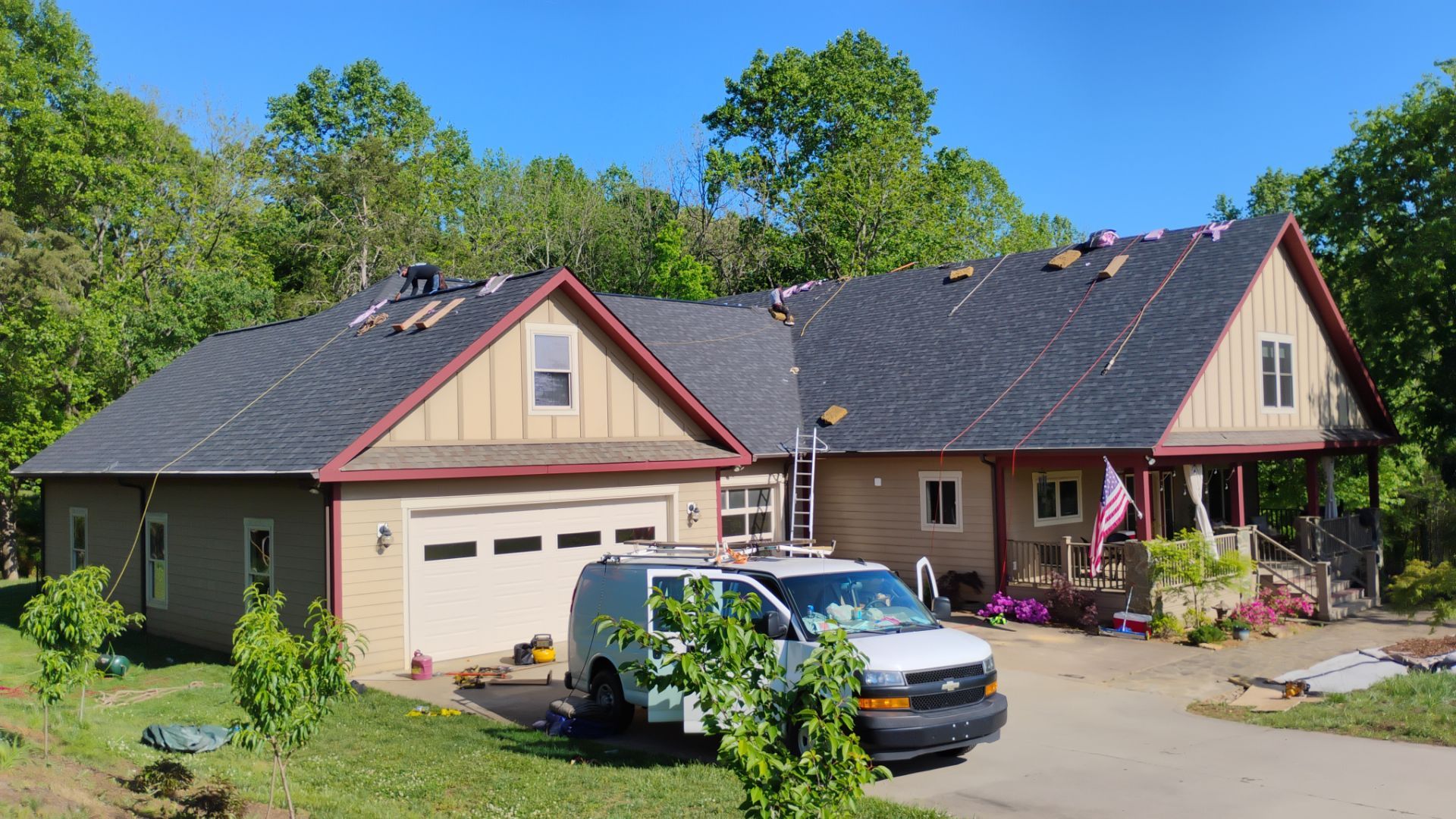 Tony's roof by BROCK BUILDERS 