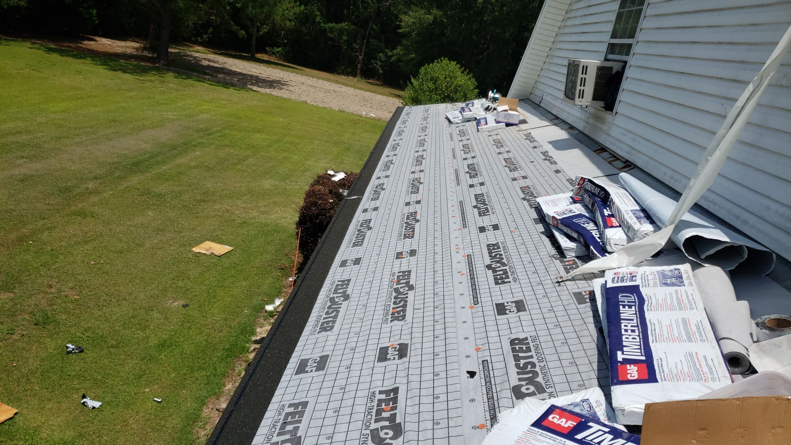 Residential Roofing Installation using Roof Replacement by American Roofing & Construction LLC