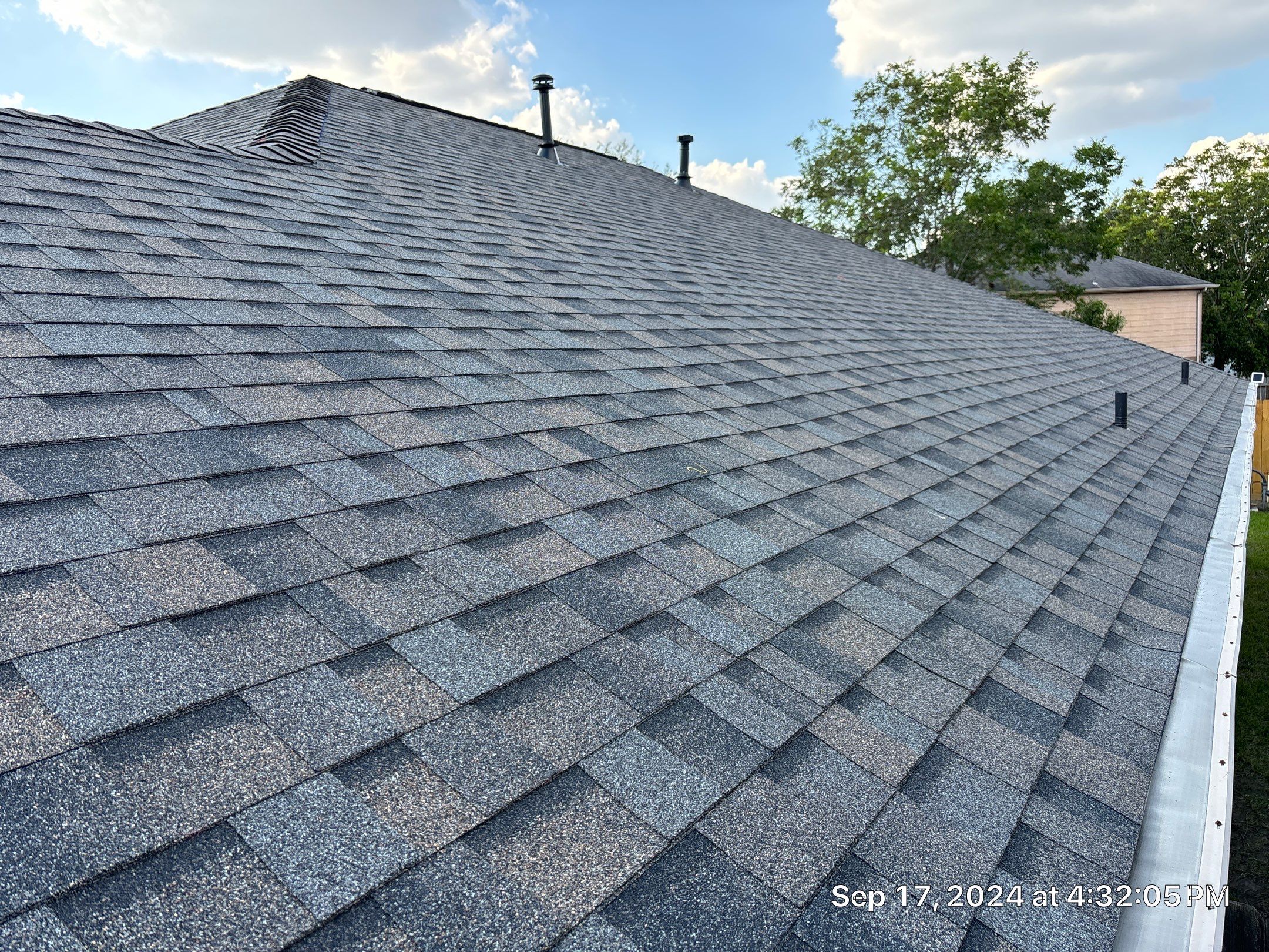 Reroof Project (Post Hurricane Beryl) by Berry Good Roofing 