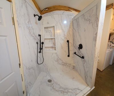 Shower remodel in Llano
