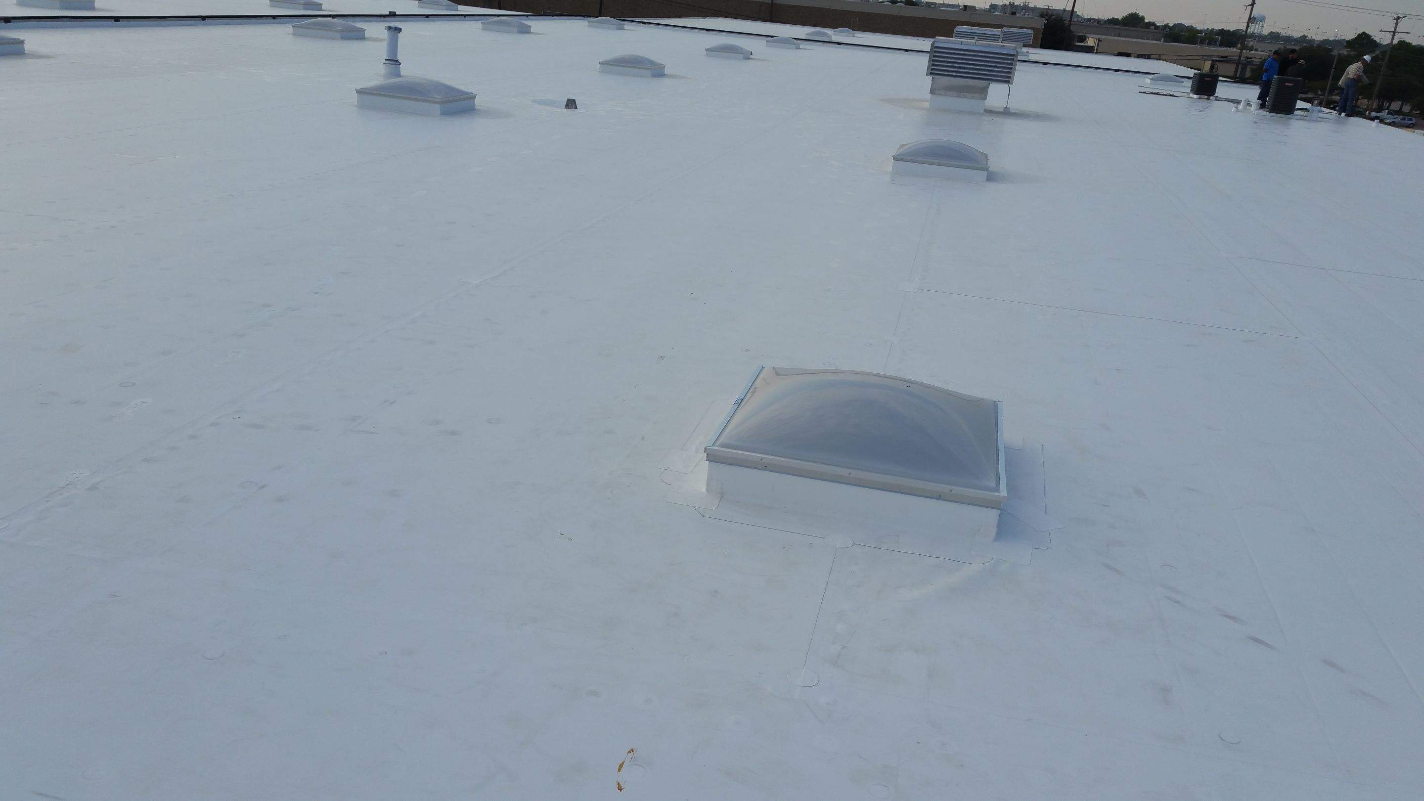 Massive Storm Damage Project - Factory in Arlington by First United Roofing & Construction