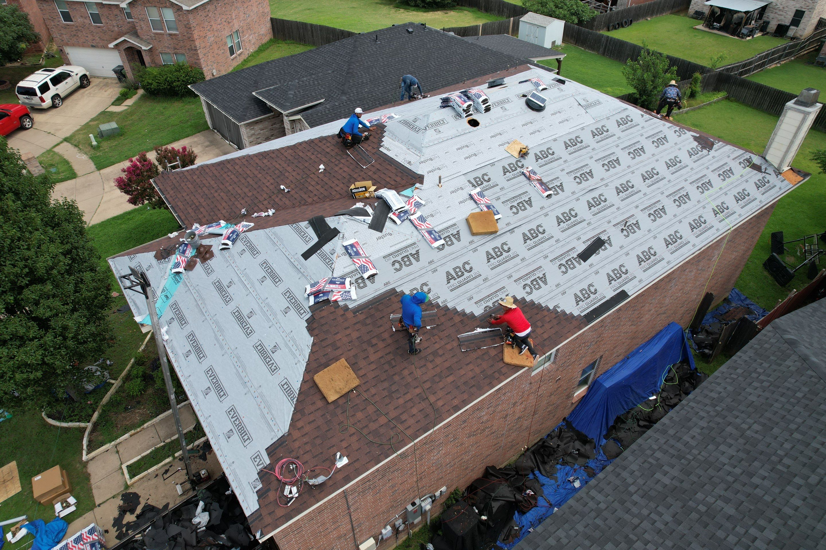 Project in Arlington  by Zeus Exteriors