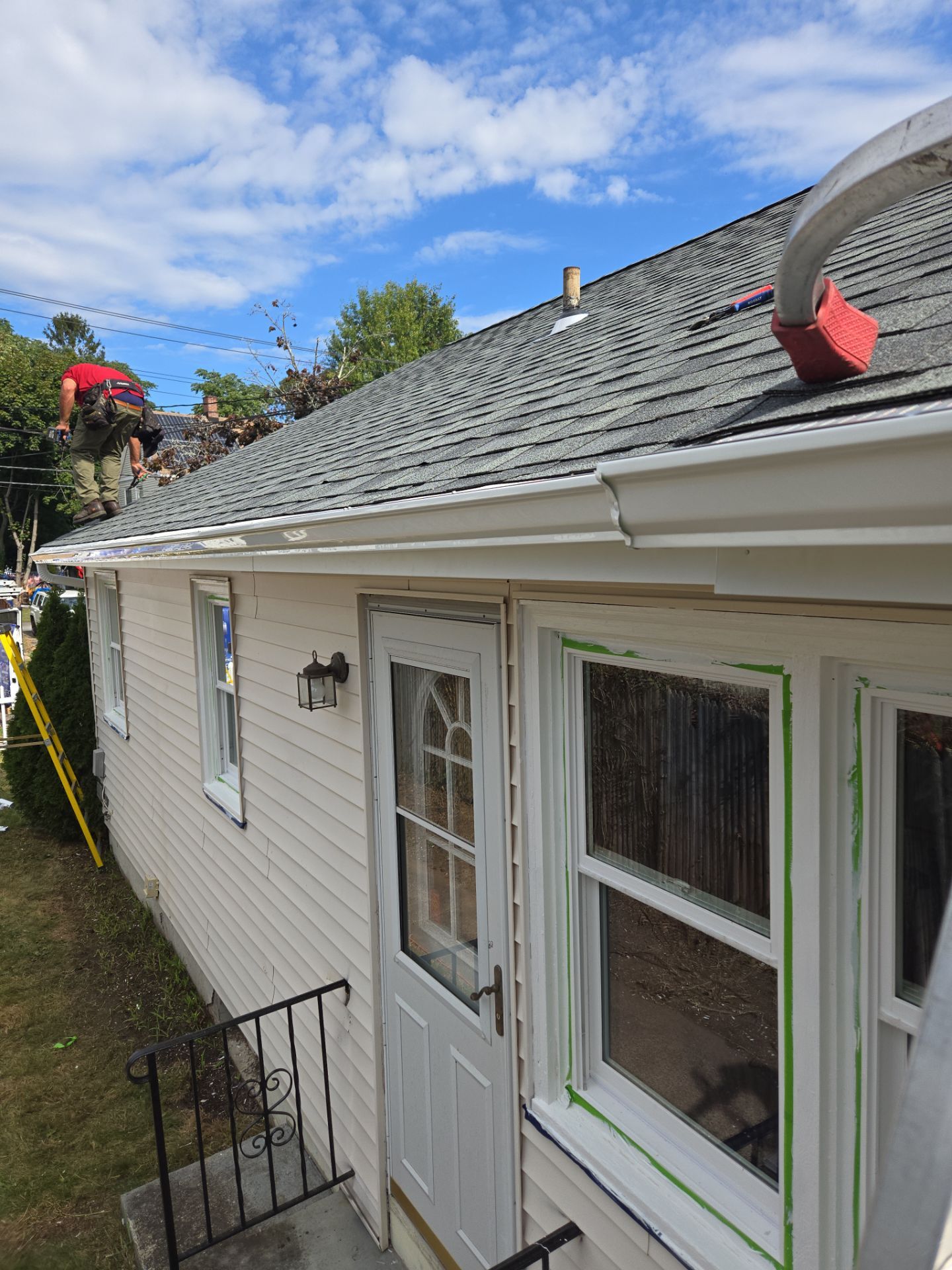 Residential Roofing Installation using Owens Corning TruDefinition Duration - Estate Gray by A Plus Exterior