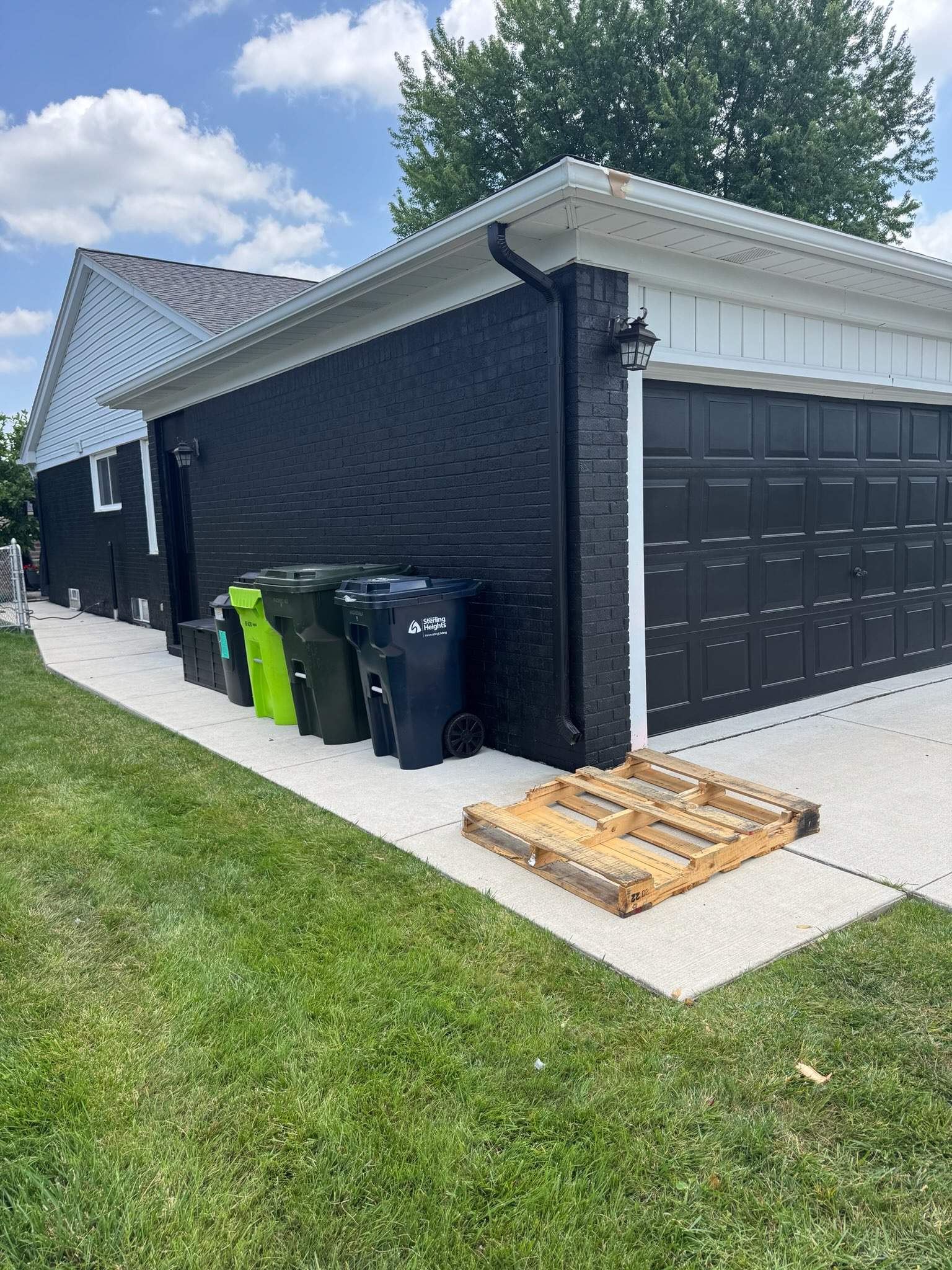 Modern Exterior Painting and Brick Staining in Sterling Heights by Top Shelf Painter