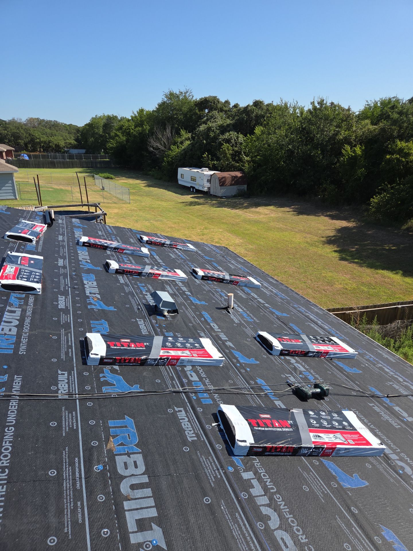 Project in Weatherford by Lonestar Roofing and Restoration LLC.