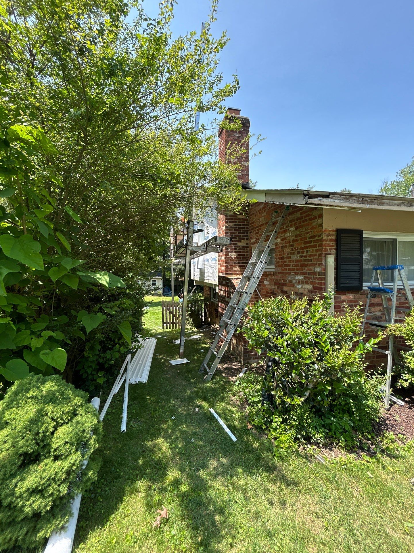 Fairfax: Residential Siding Replacement with CertainTeed 8" Board and Batten Siding in Desert Tan by RM Banning, Inc.