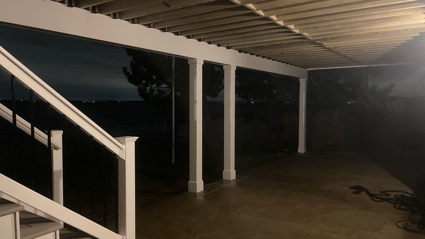 Waterfront deck In Keyport  by deck guardian