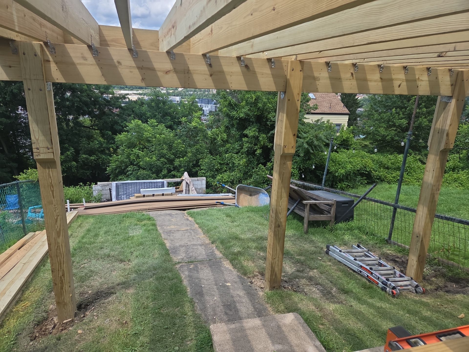 Deck Project in Southside Slopes by Cousins Roofing Siding & Decks