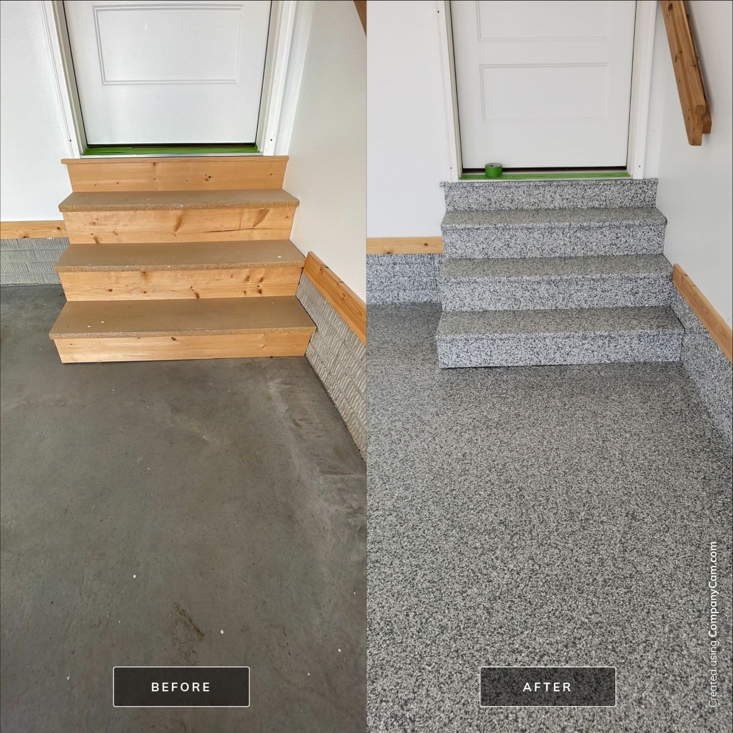 West Des Moines Garage REVAMP! by Revival Concrete Coatings, LLC