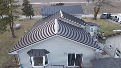 Standing Seam & Exposed Fastener Metal Roof Installation – Bluffton, IN