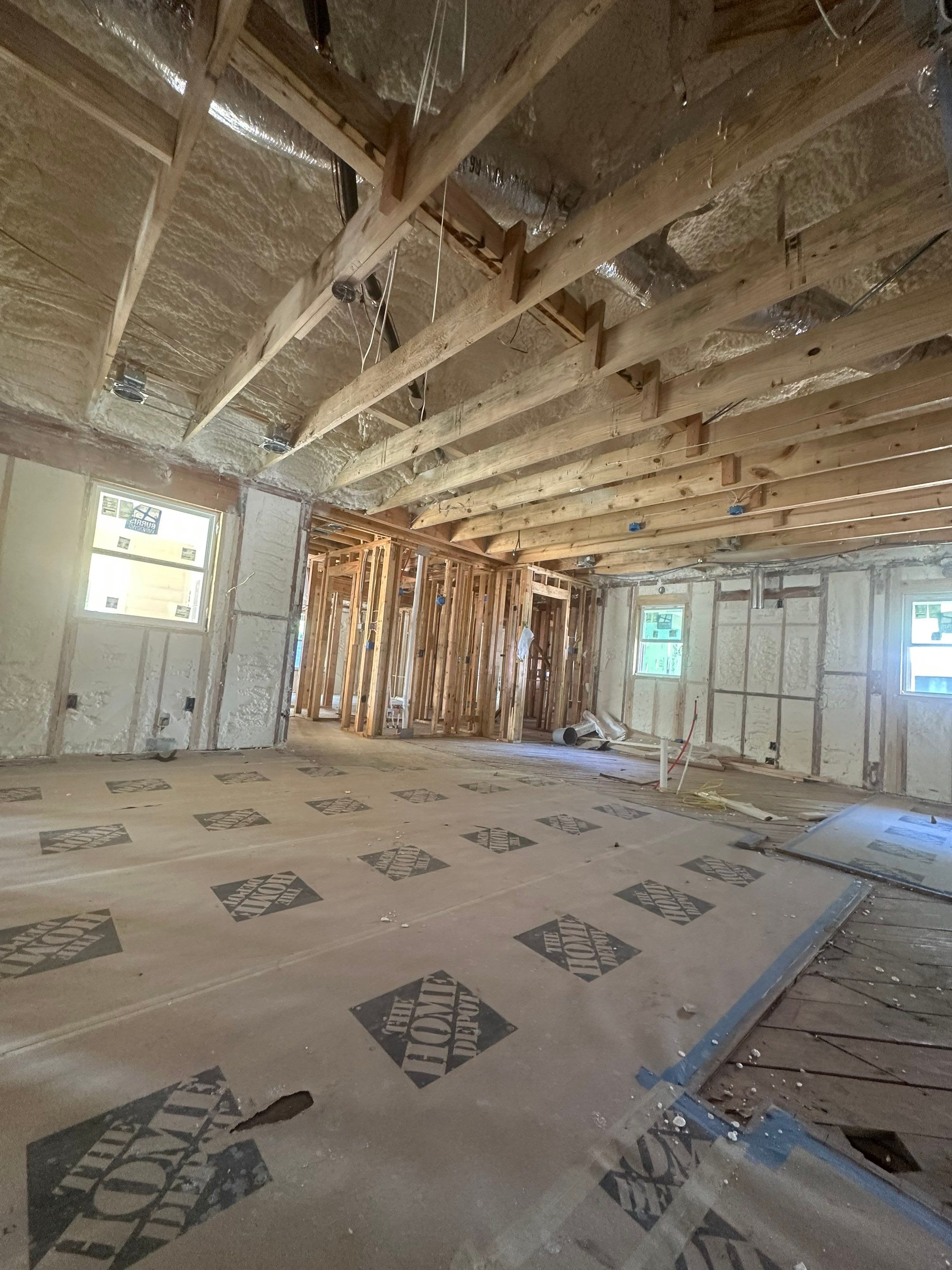 Full encapsulation open cell foam  by Apex Insulation Solutions