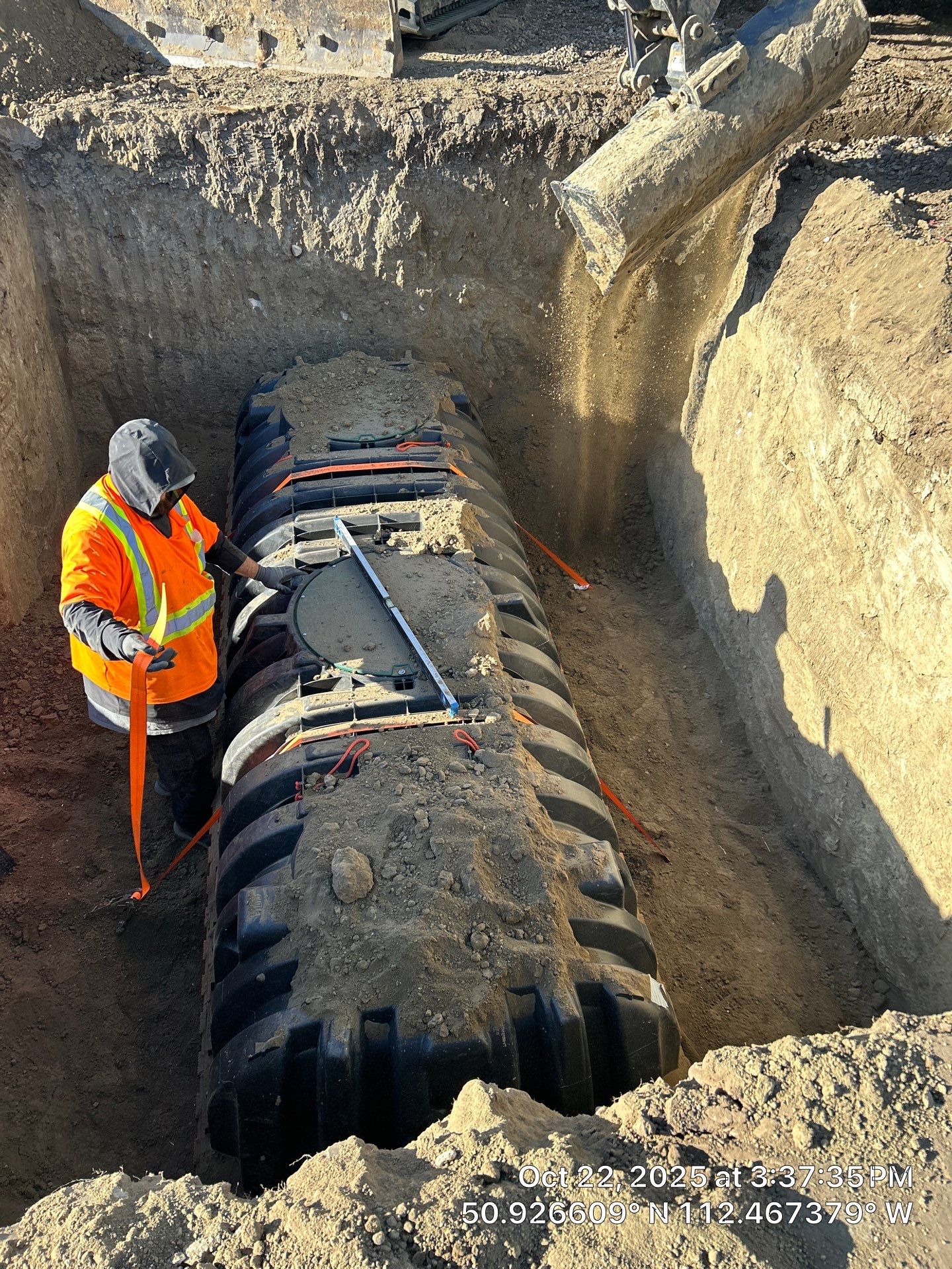 Full Septic System Installation With Polyethylene Tanks In Alberta by Septic Medic Inc.