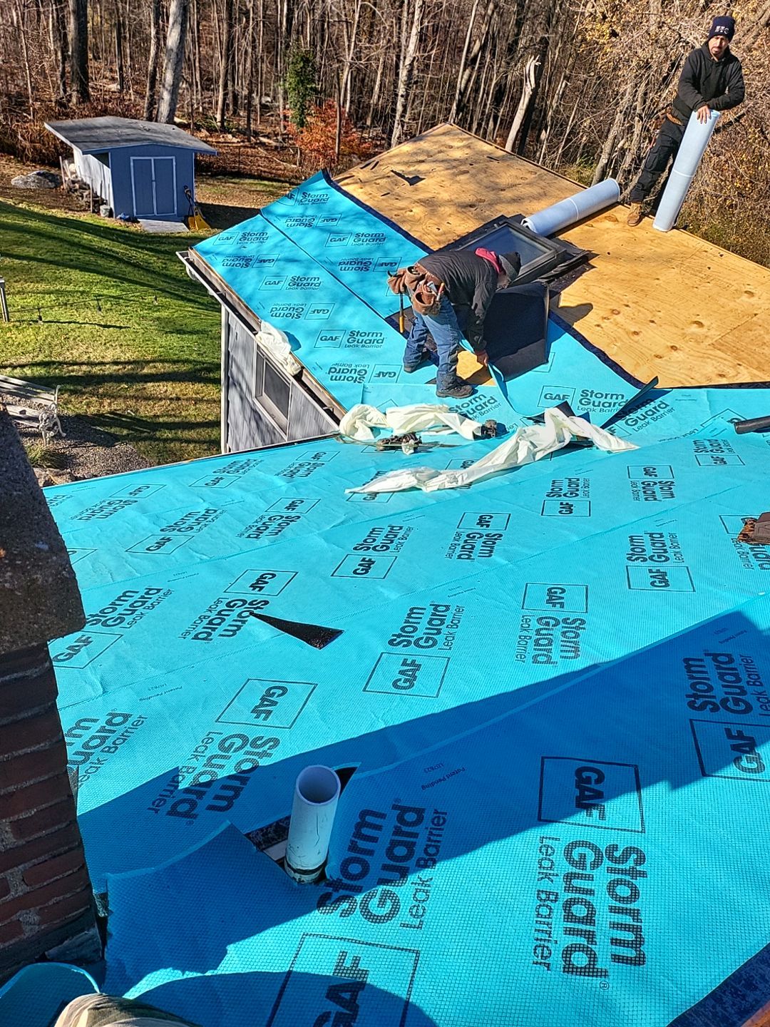 Residential Roofing Installation using GAF Timberline  by A Plus Exterior