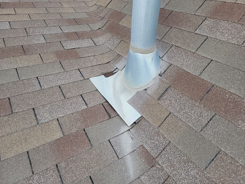 Residential Roofing Repair using Pipe Flashing by The Roof Doctor